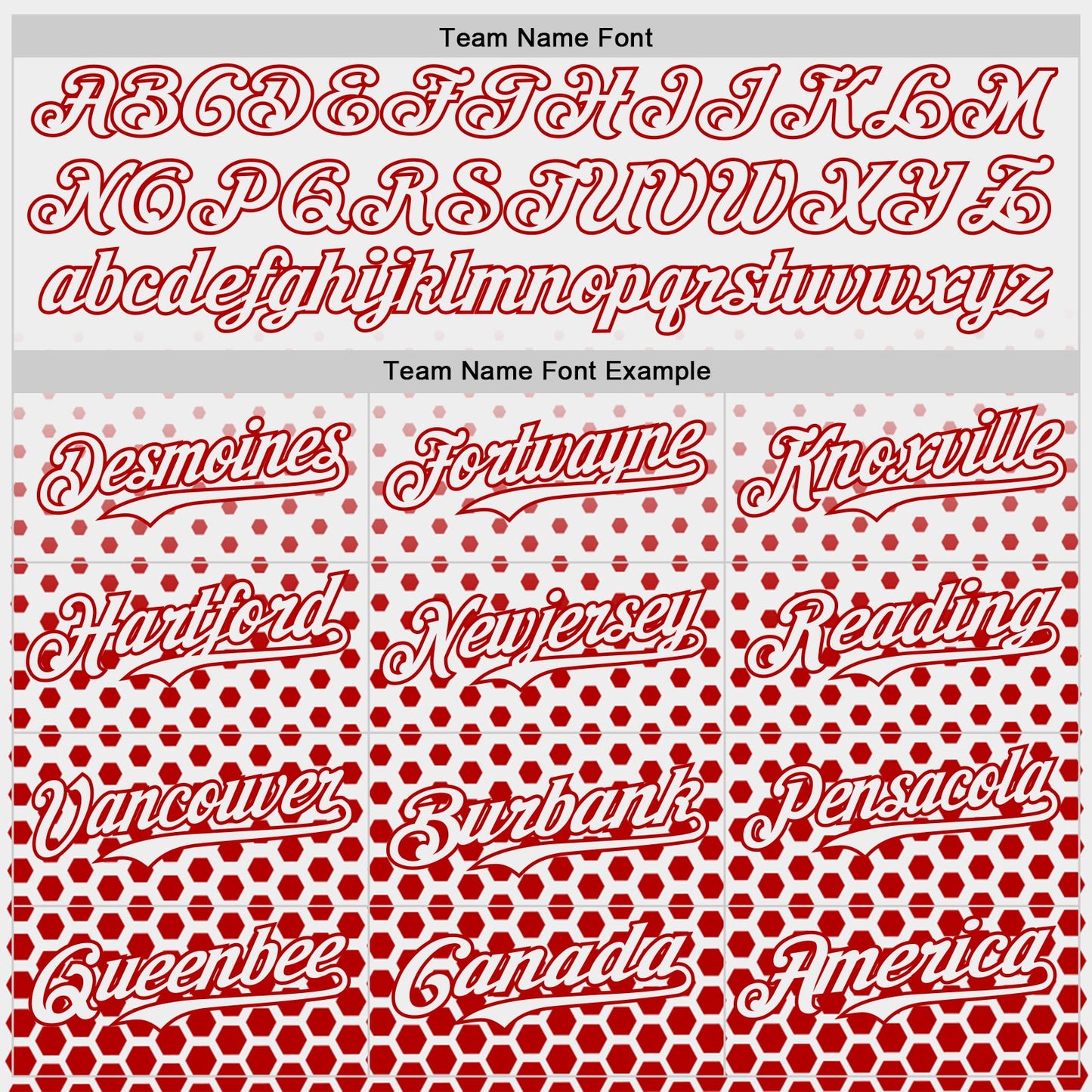 Custom White-Red Geometric Hexagonal Dot Gradient Authentic Baseball Jersey view 4