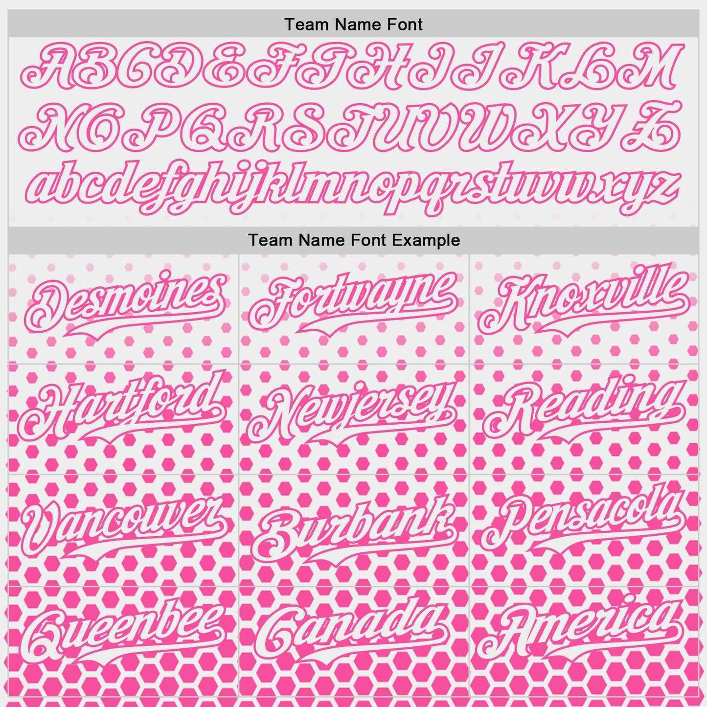 Custom White-Pink Geometric Hexagonal Dot Gradient Authentic Baseball Jersey view 4