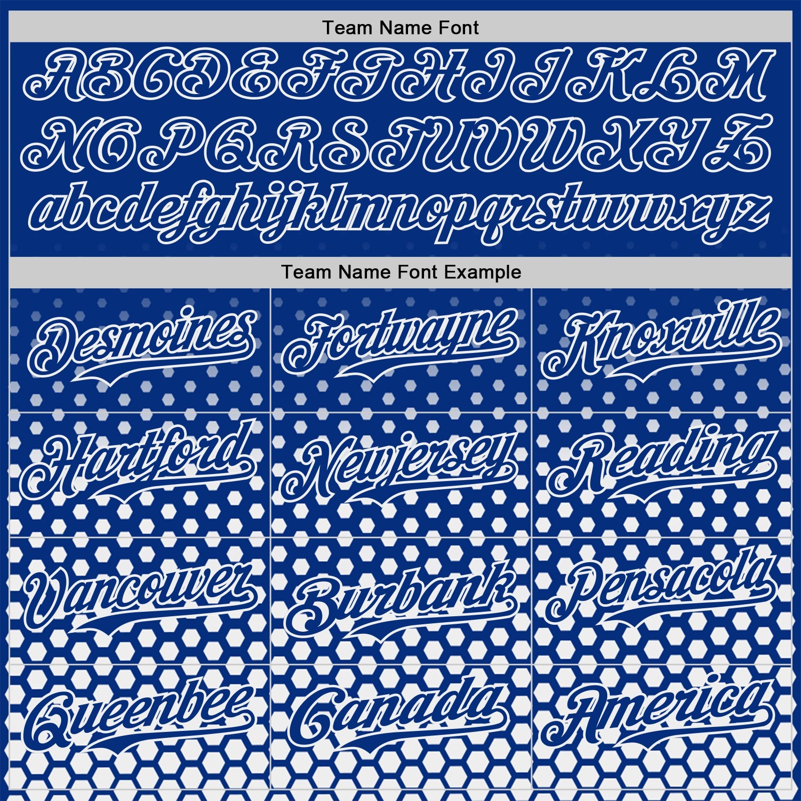 Custom Royal-White Geometric Hexagonal Dot Gradient Authentic Baseball Jersey view 4