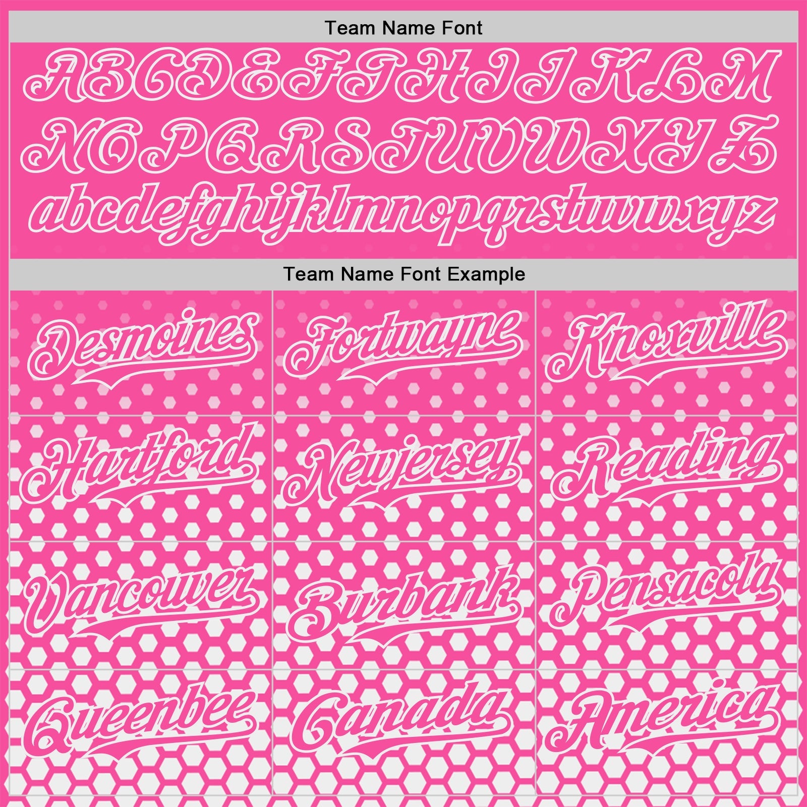 Custom Pink-White Geometric Hexagonal Dot Gradient Authentic Baseball Jersey view 4
