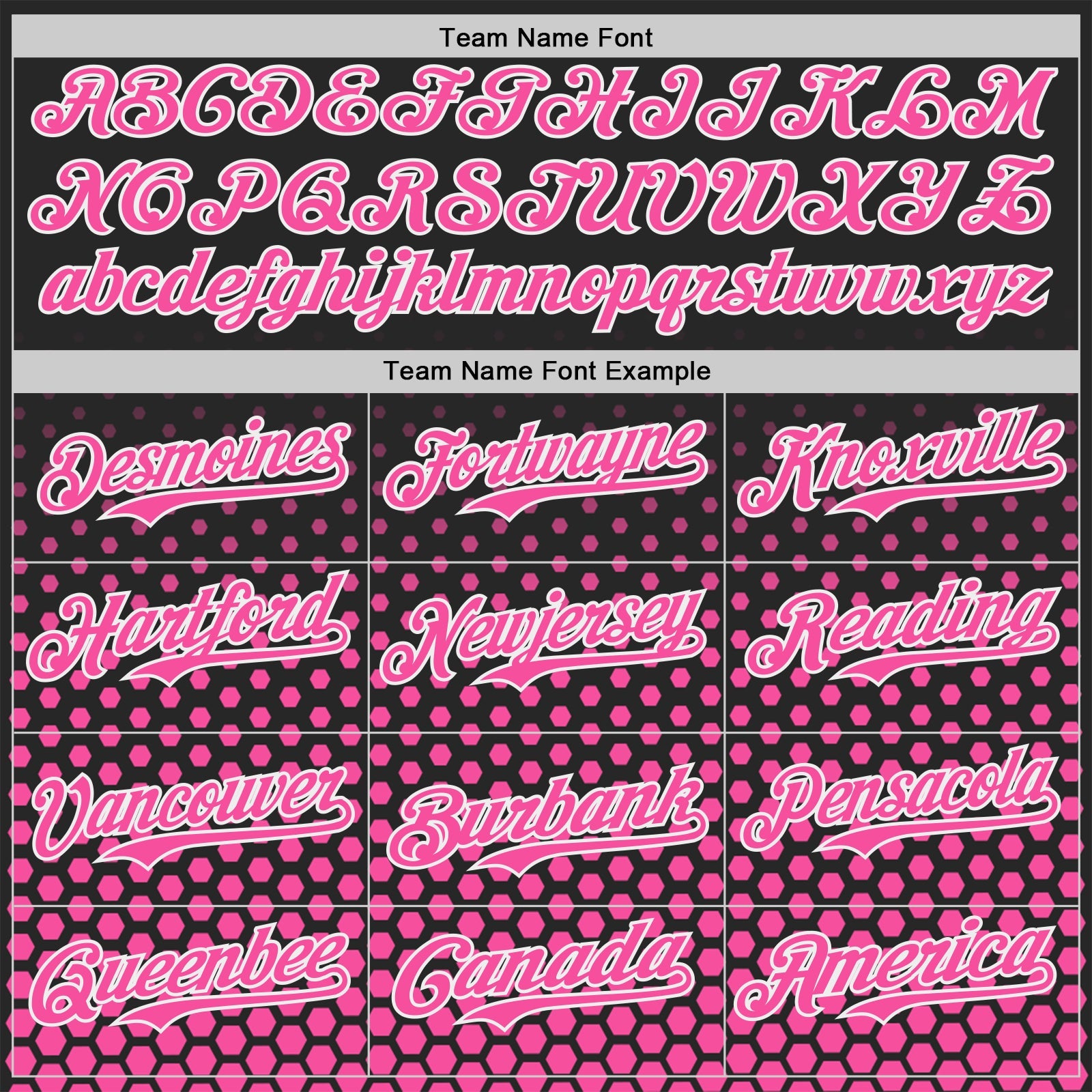 Custom Black Pink-White Geometric Hexagonal Dot Gradient Authentic Baseball Jersey view 4