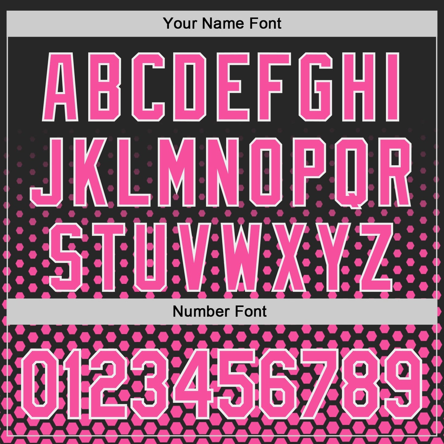 Custom Black Pink-White Geometric Hexagonal Dot Gradient Authentic Baseball Jersey view 5