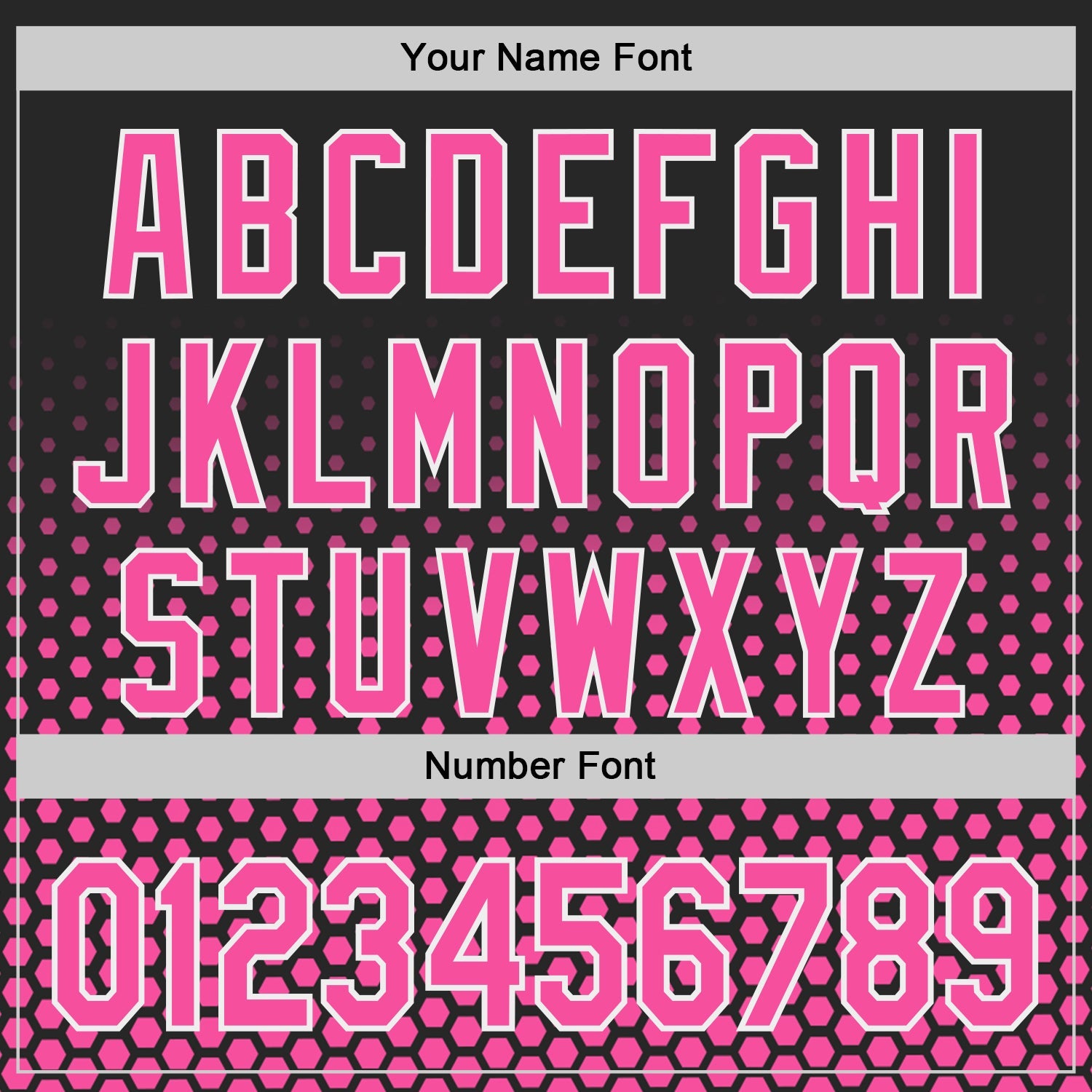 Custom Black Pink-White Geometric Hexagonal Dot Gradient Authentic Baseball Jersey view 5