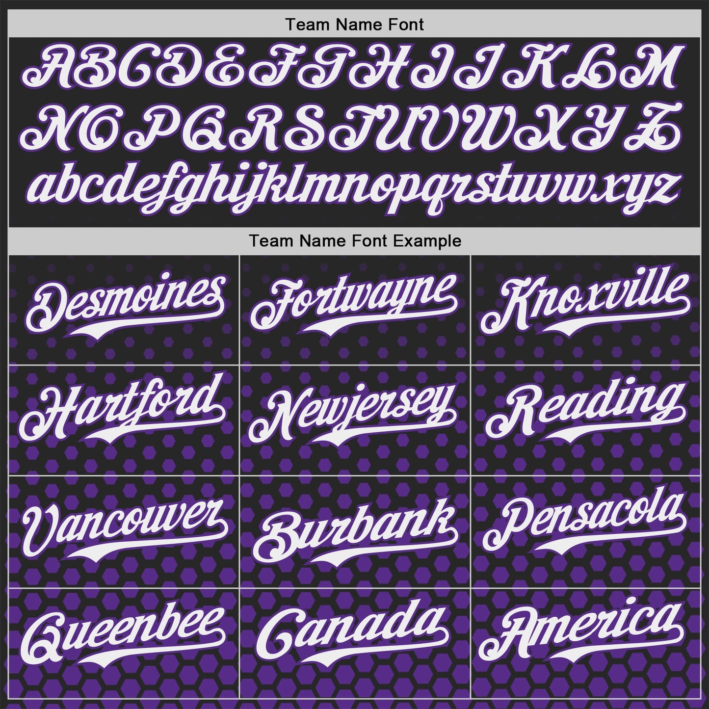 Custom Black White-Purple Geometric Hexagonal Dot Gradient Authentic Baseball Jersey view 4