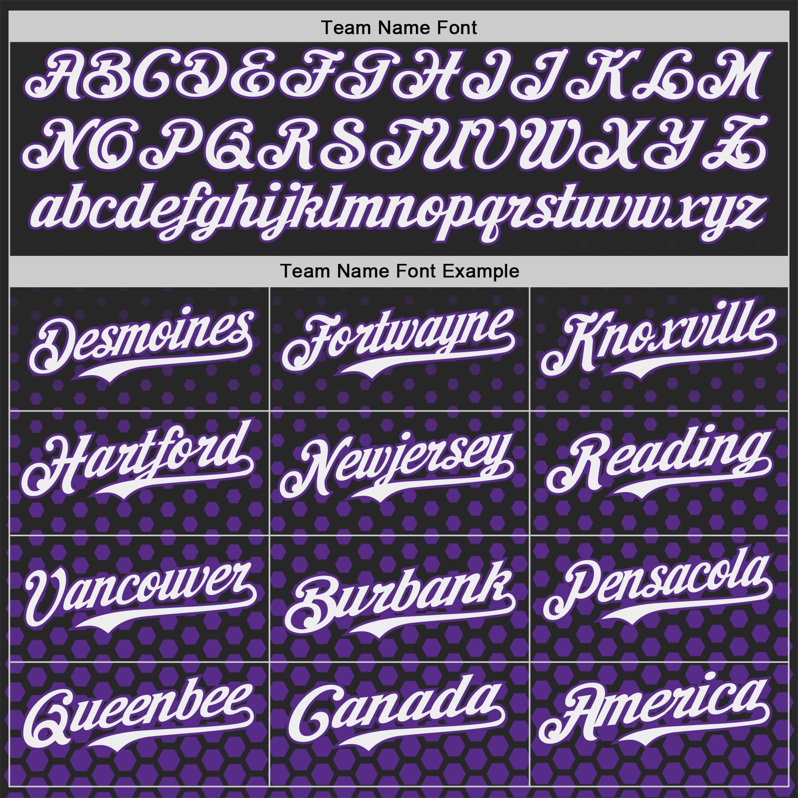 Custom Black White-Purple Geometric Hexagonal Dot Gradient Authentic Baseball Jersey view 4