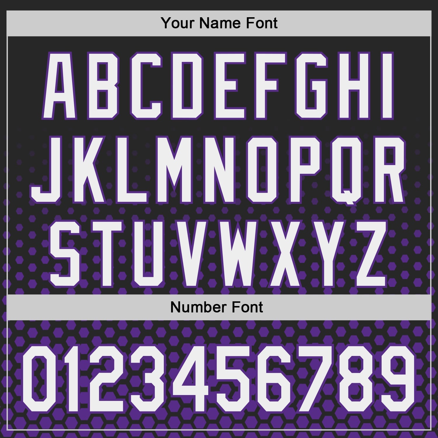 Custom Black White-Purple Geometric Hexagonal Dot Gradient Authentic Baseball Jersey view 5