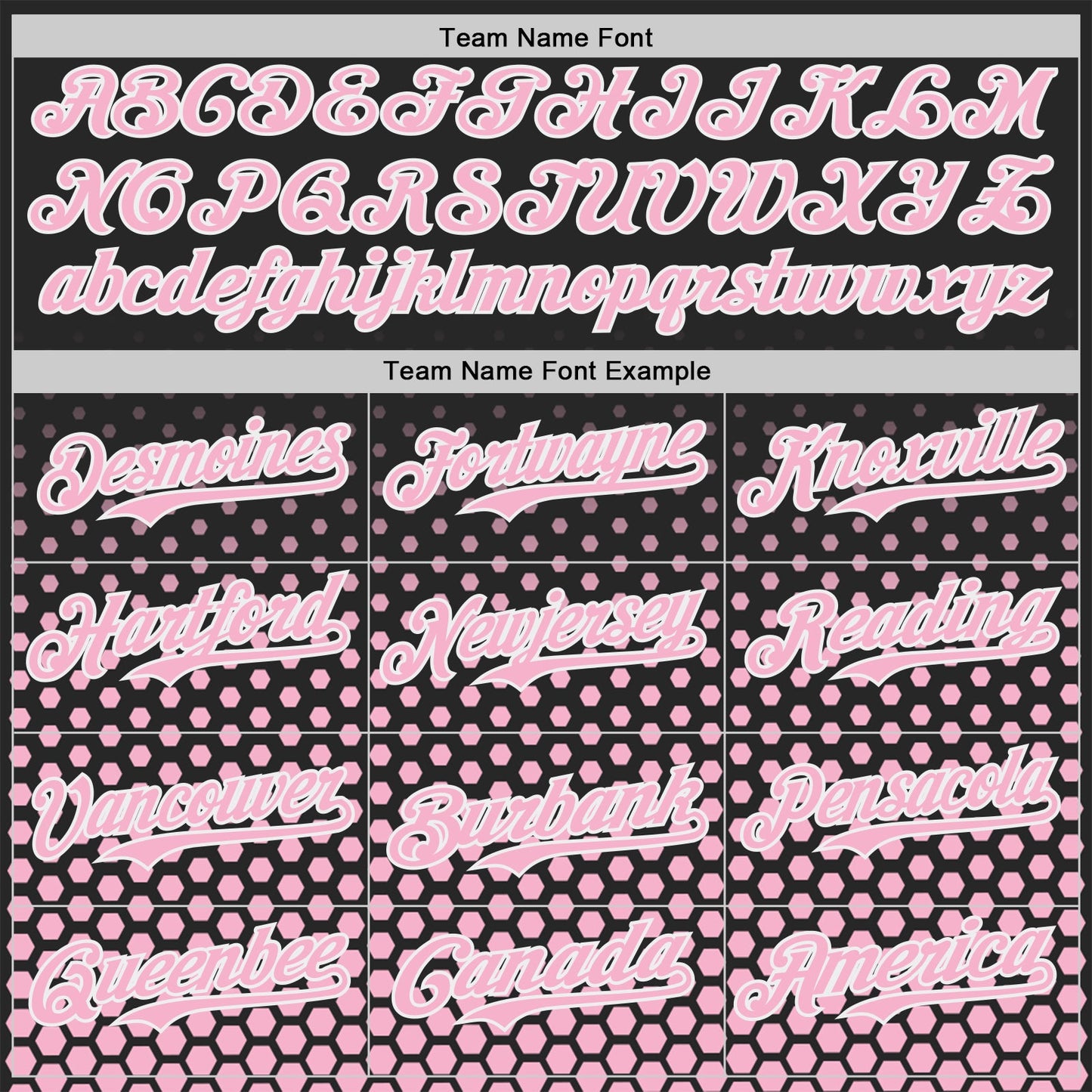 Custom Black Light Pink-White Geometric Hexagonal Dot Gradient Authentic Baseball Jersey view 4
