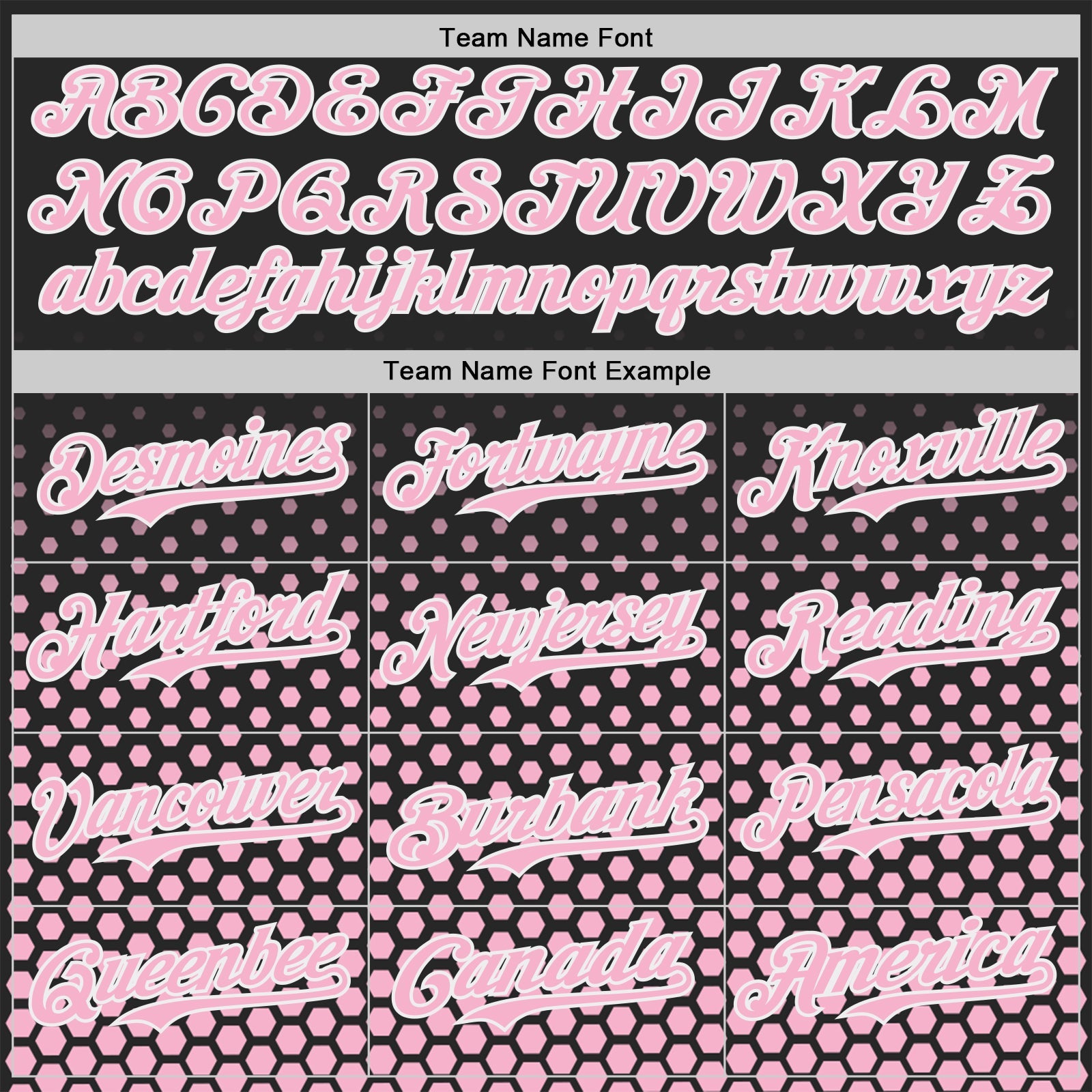 Custom Black Light Pink-White Geometric Hexagonal Dot Gradient Authentic Baseball Jersey view 4