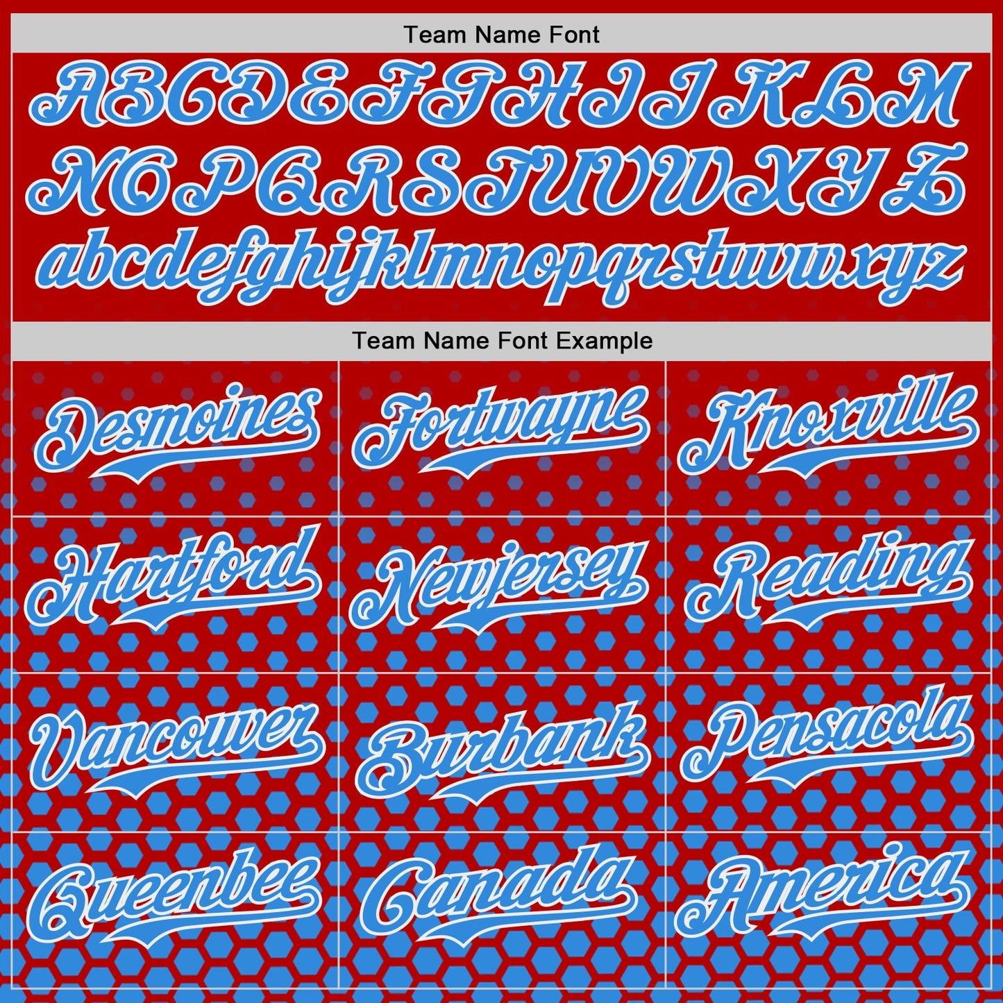Custom Red Electric Blue-White Geometric Hexagonal Dot Gradient Authentic Baseball Jersey view 4