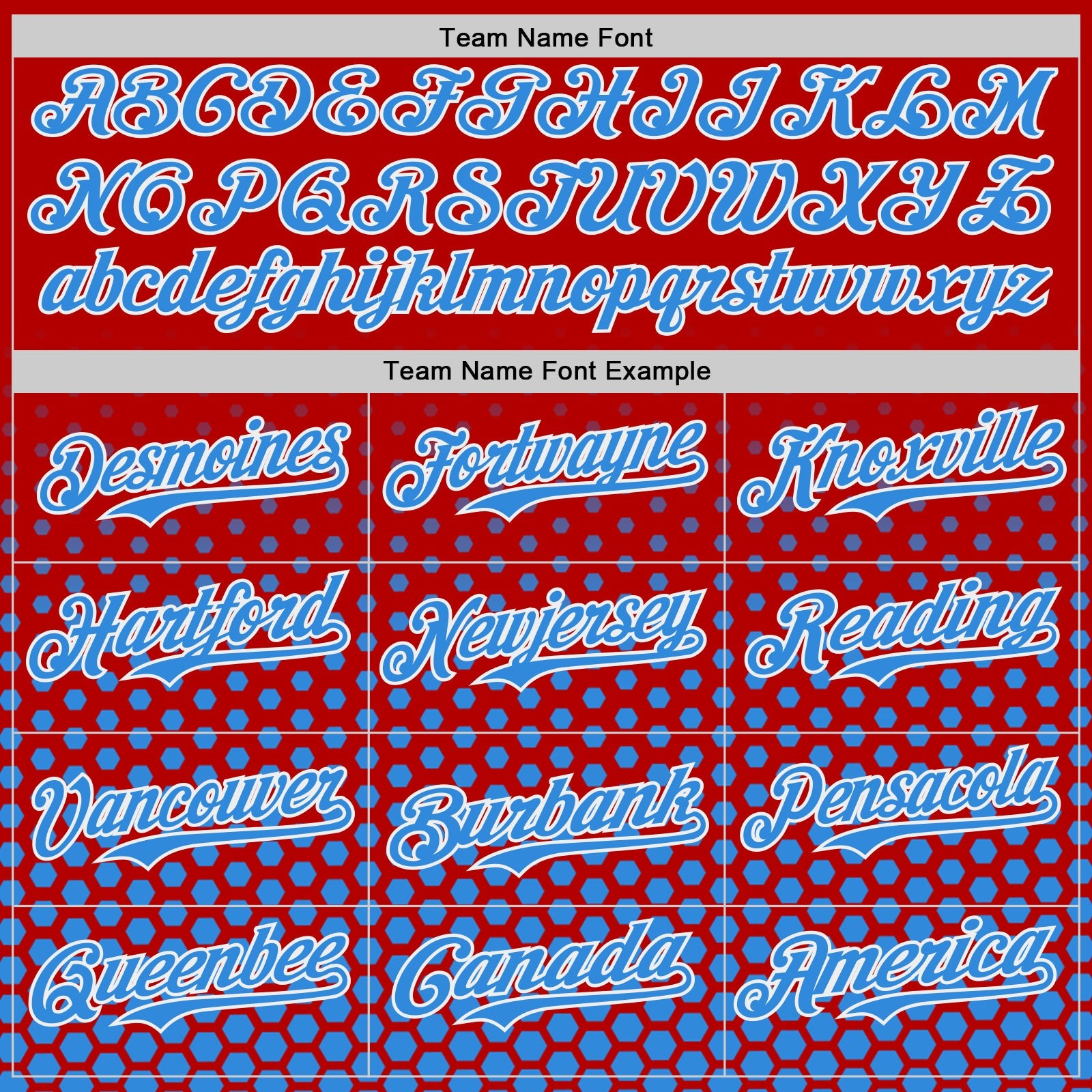 Custom Red Electric Blue-White Geometric Hexagonal Dot Gradient Authentic Baseball Jersey view 4