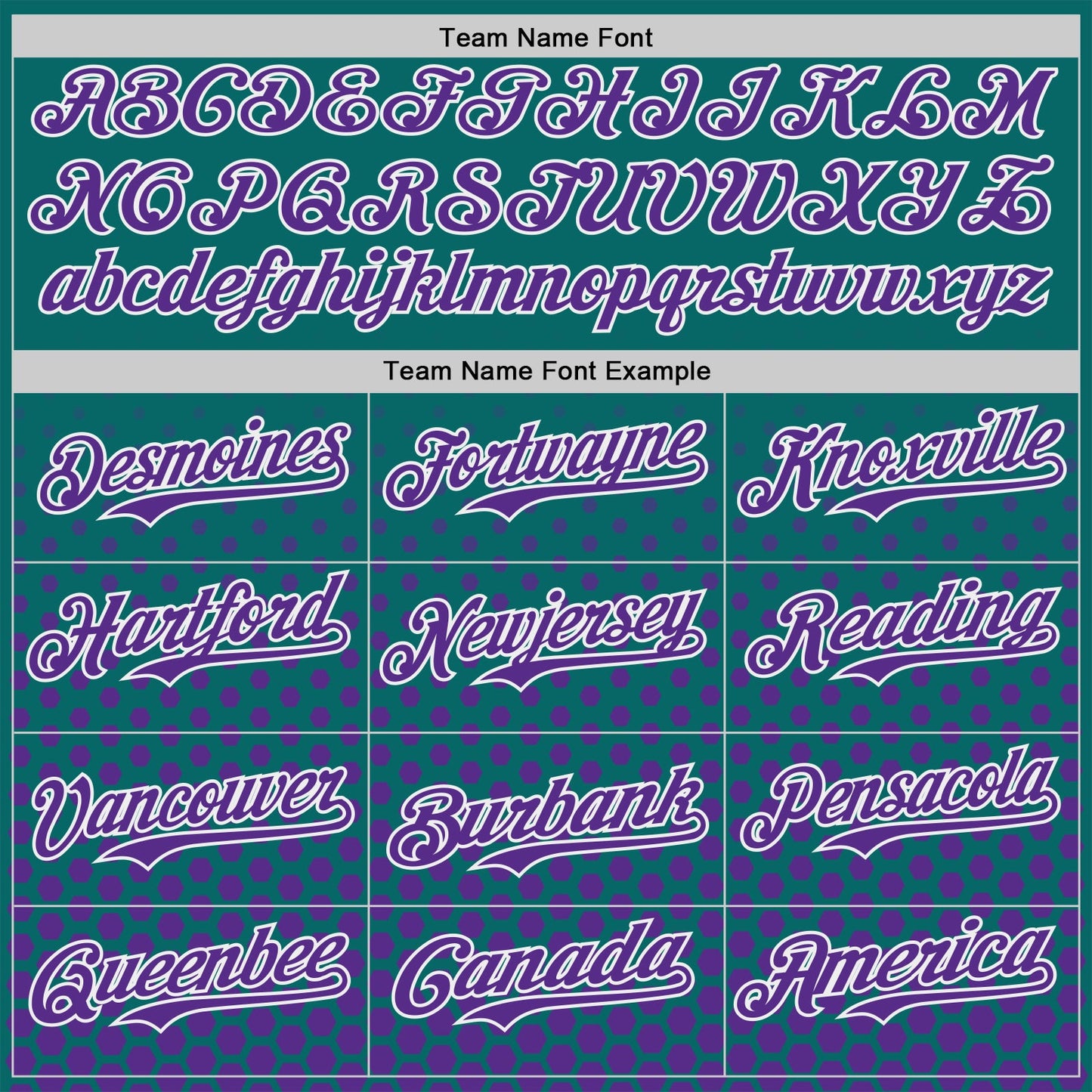 Custom Teal Purple-White Geometric Hexagonal Dot Gradient Authentic Baseball Jersey view 4