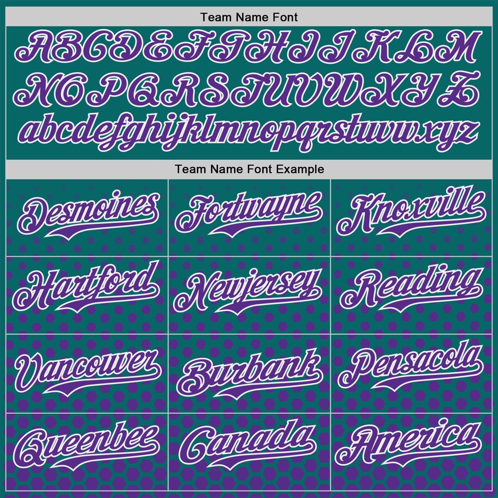 Custom Teal Purple-White Geometric Hexagonal Dot Gradient Authentic Baseball Jersey view 4