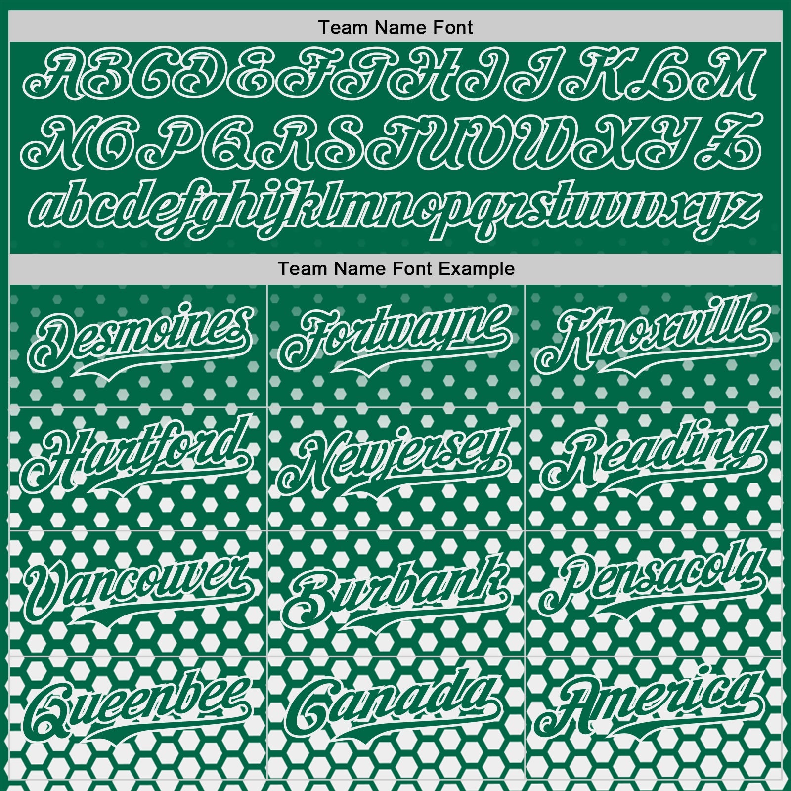 Custom Kelly Green-White Geometric Hexagonal Dot Gradient Authentic Baseball Jersey view 4