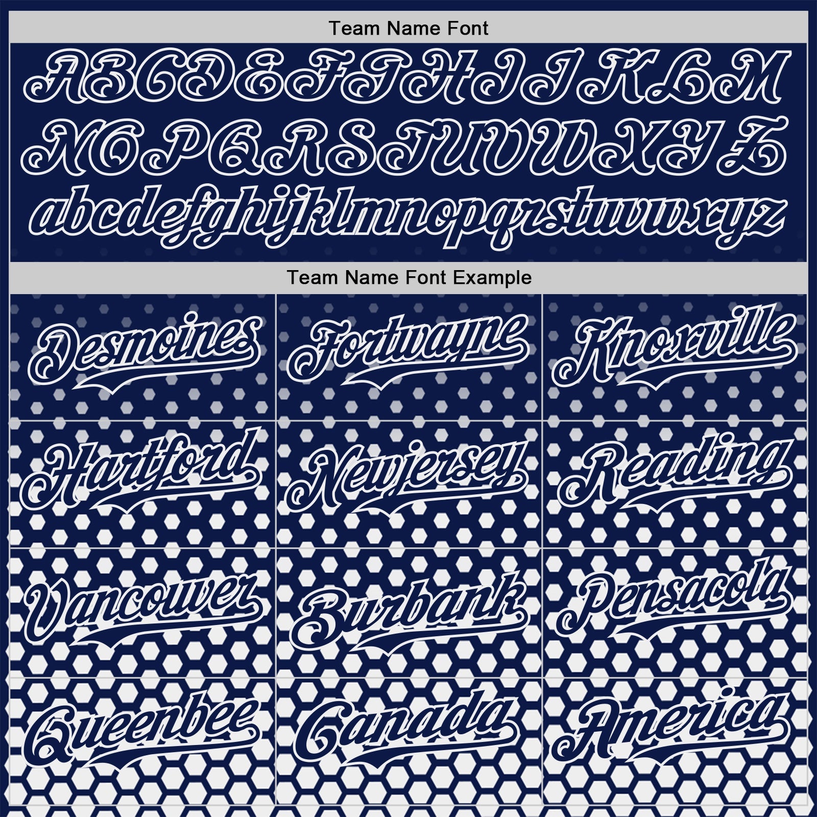 Custom Navy-White Geometric Hexagonal Dot Gradient Authentic Baseball Jersey view 4