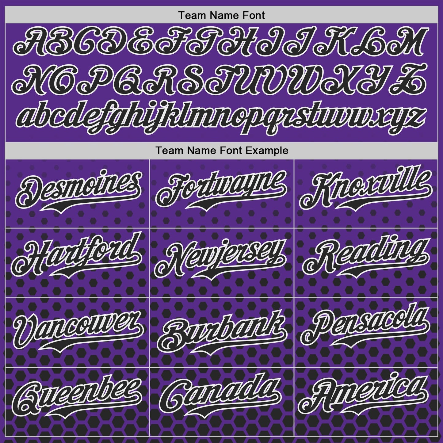 Custom Purple Black-White Geometric Hexagonal Dot Gradient Authentic Baseball Jersey view 4