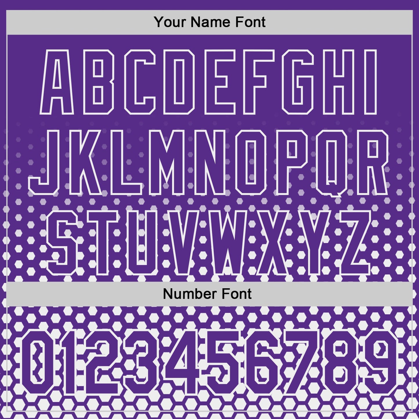 Custom Purple-White Geometric Hexagonal Dot Gradient Authentic Baseball Jersey view 5