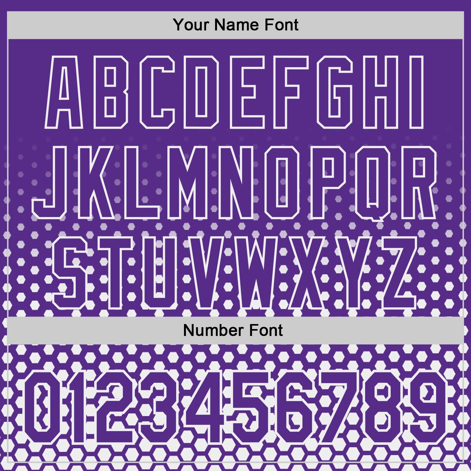 Custom Purple-White Geometric Hexagonal Dot Gradient Authentic Baseball Jersey view 5