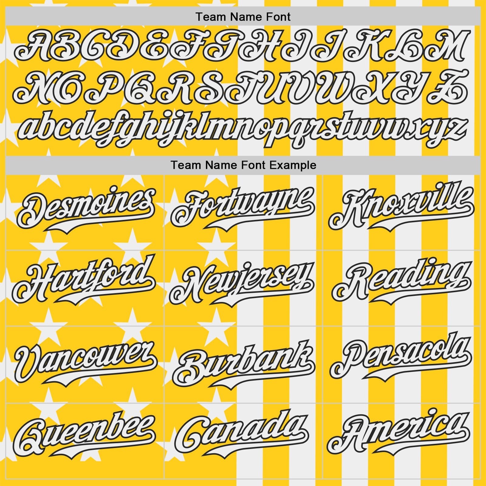 Custom Yellow White-Black USA Flag Patriotic Split Stars and Stripes Authentic Baseball Jersey view 4