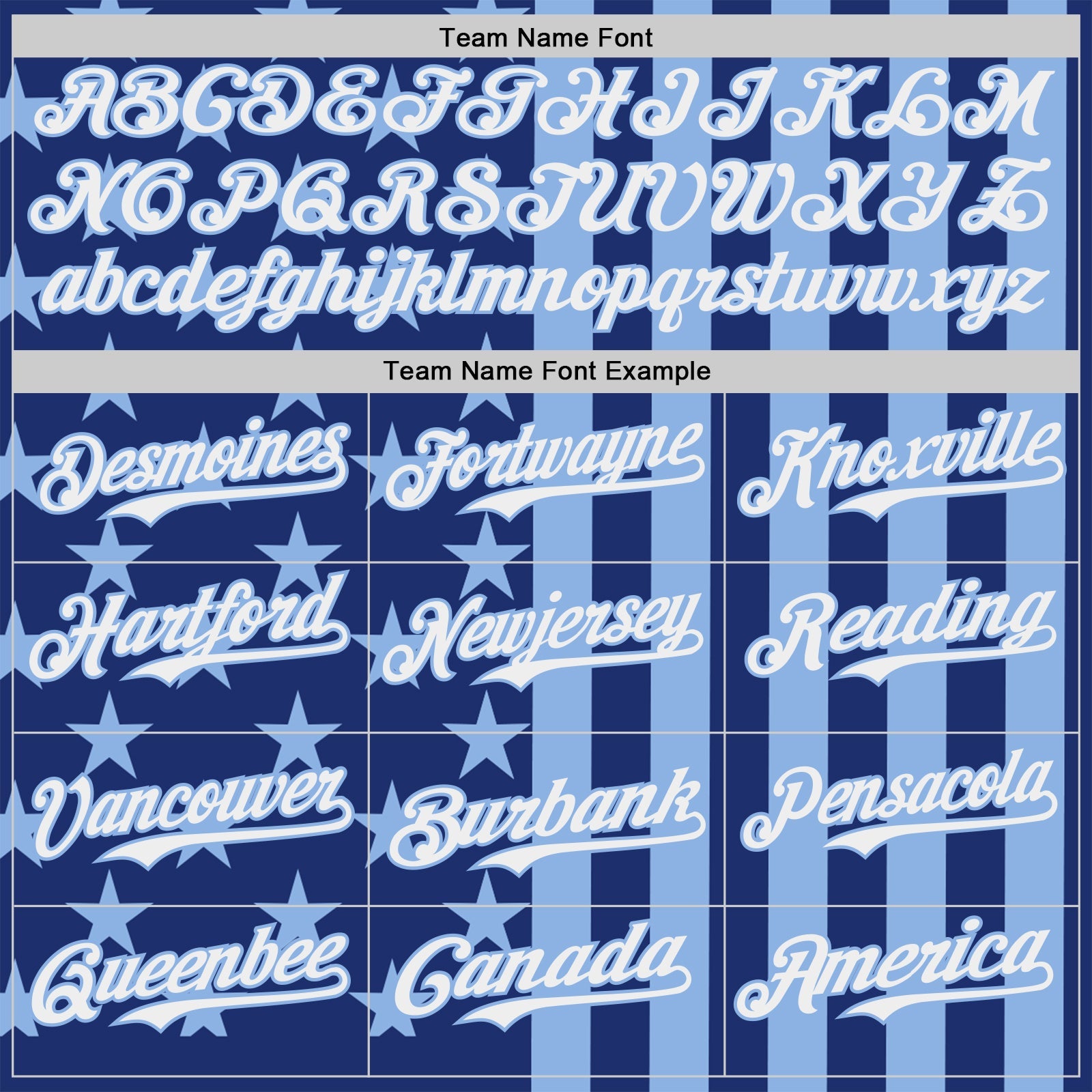 Custom Royal White-Light Blue USA Flag Patriotic Split Stars and Stripes Authentic Baseball Jersey view 4