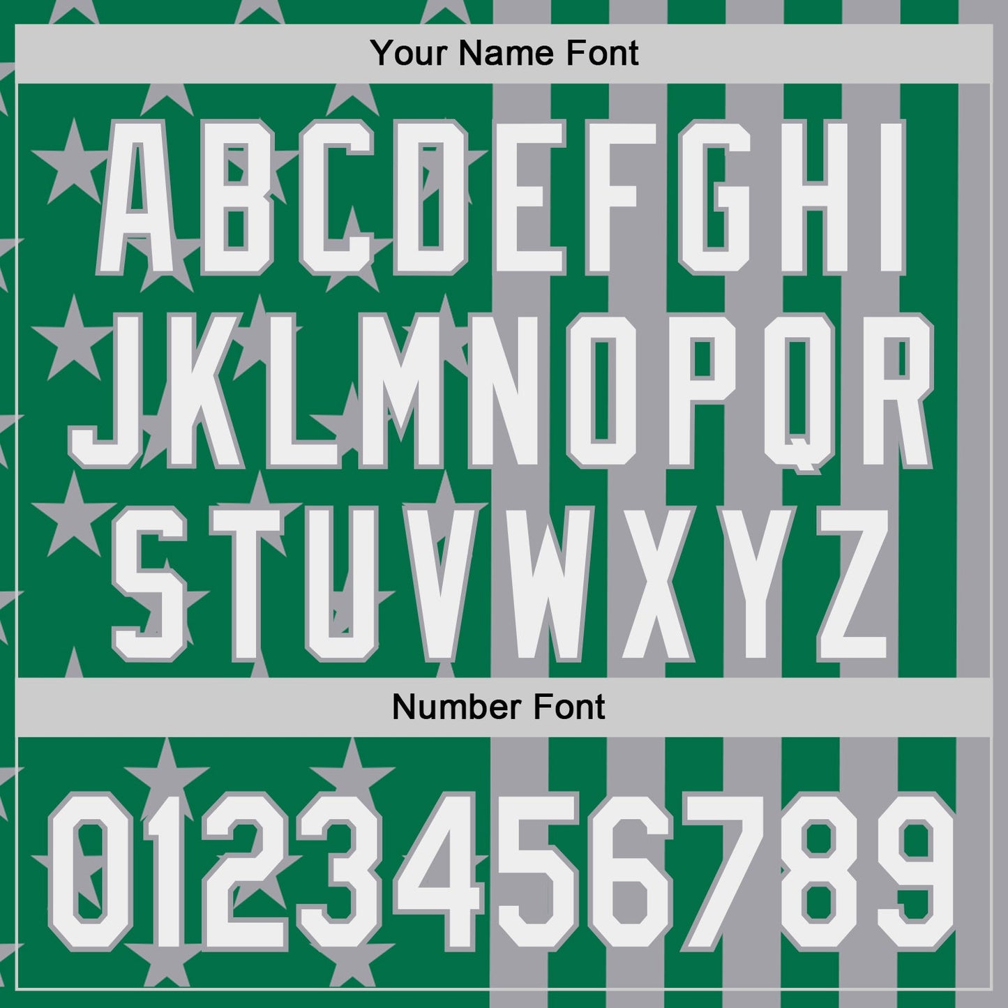 Custom Kelly Green White-Gray USA Flag Patriotic Split Stars and Stripes Authentic Baseball Jersey view 5