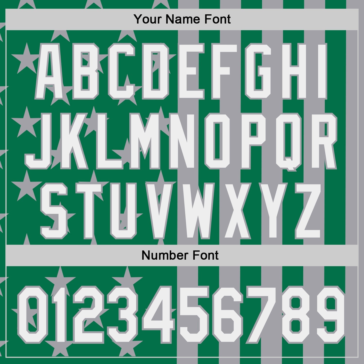 Custom Kelly Green White-Gray USA Flag Patriotic Split Stars and Stripes Authentic Baseball Jersey view 5