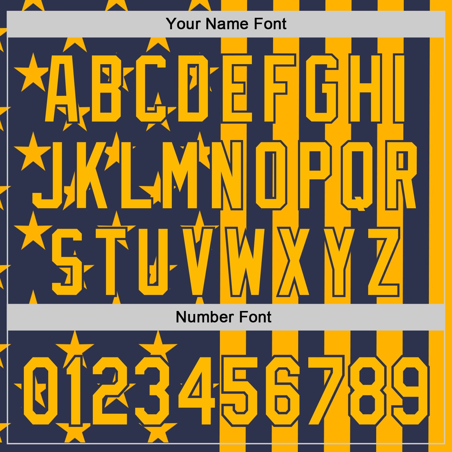 Custom Navy-Gold USA Flag Patriotic Split Stars and Stripes Authentic Baseball Jersey view 5
