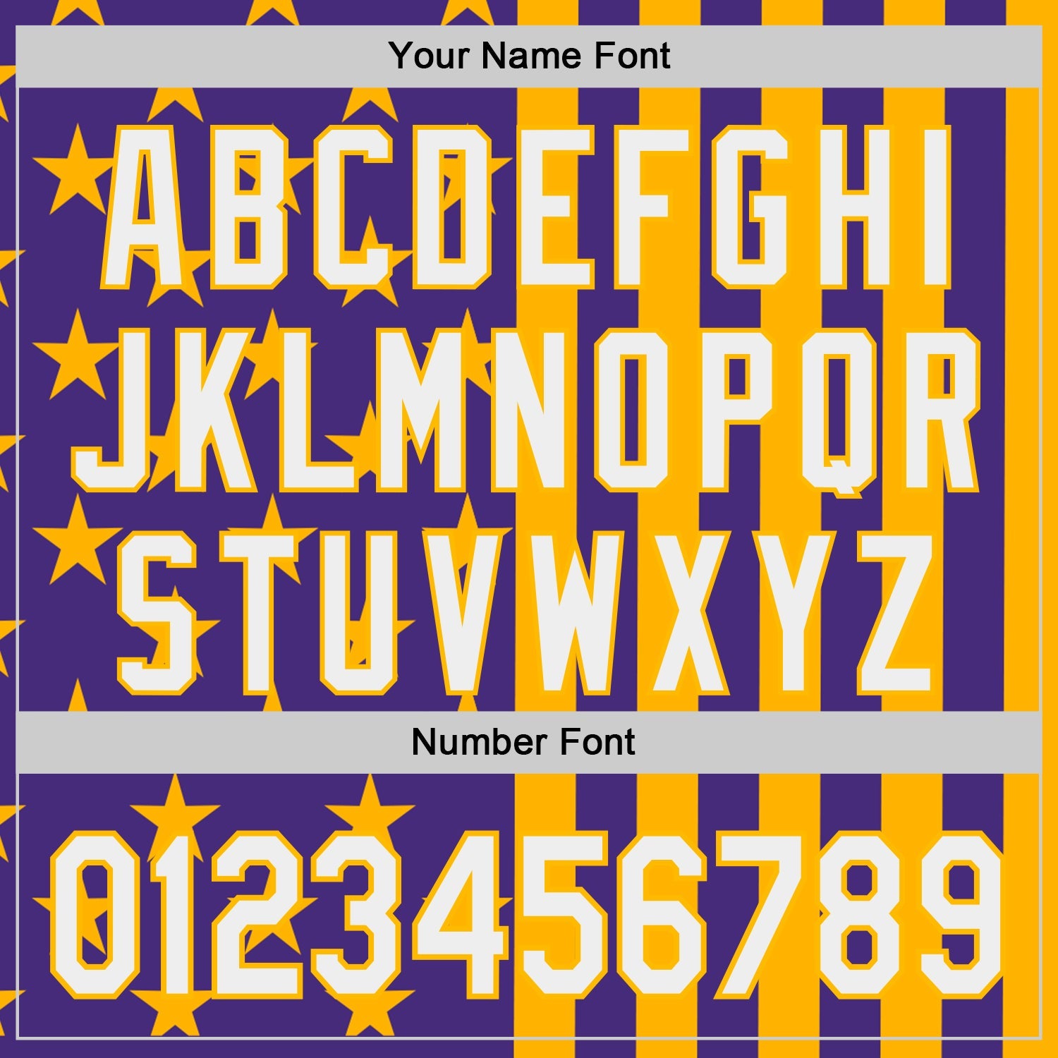 Custom Purple White-Gold USA Flag Patriotic Split Stars and Stripes Authentic Baseball Jersey view 5