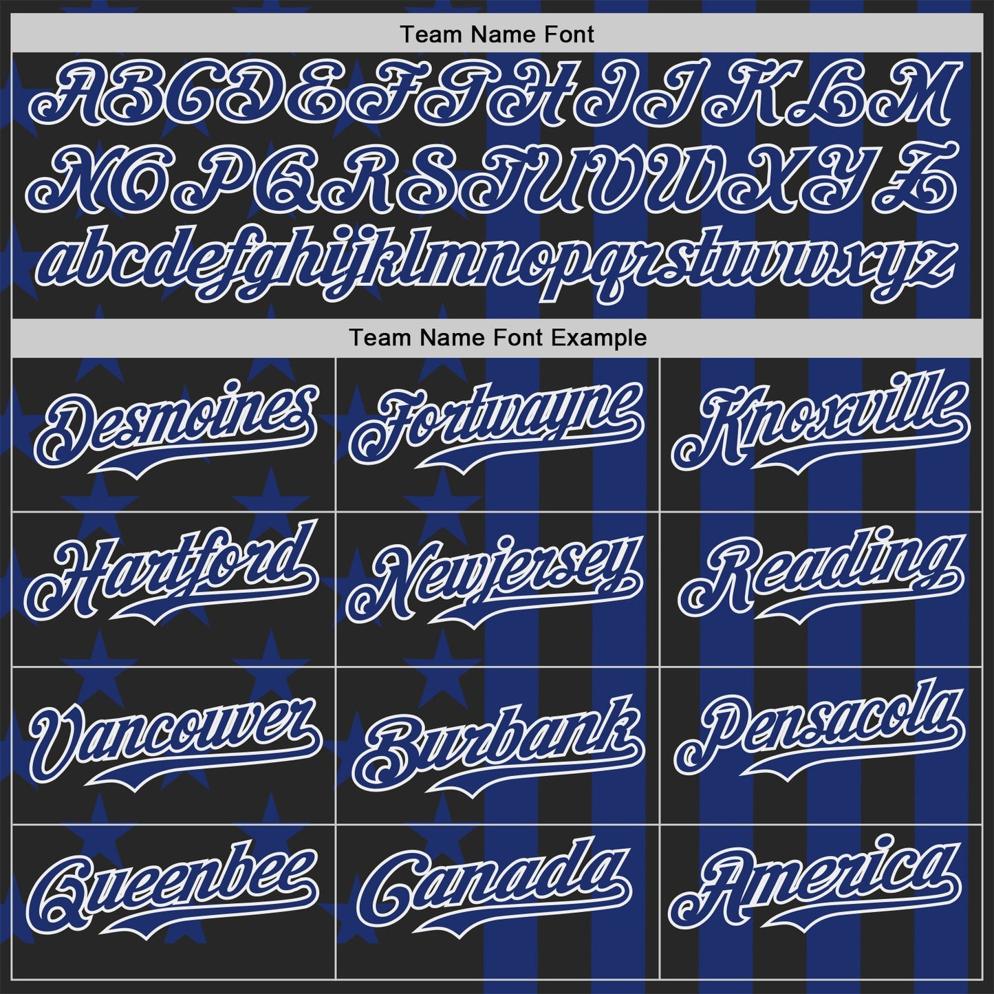 Custom Black Royal-White USA Flag Patriotic Split Stars and Stripes Authentic Baseball Jersey view 4