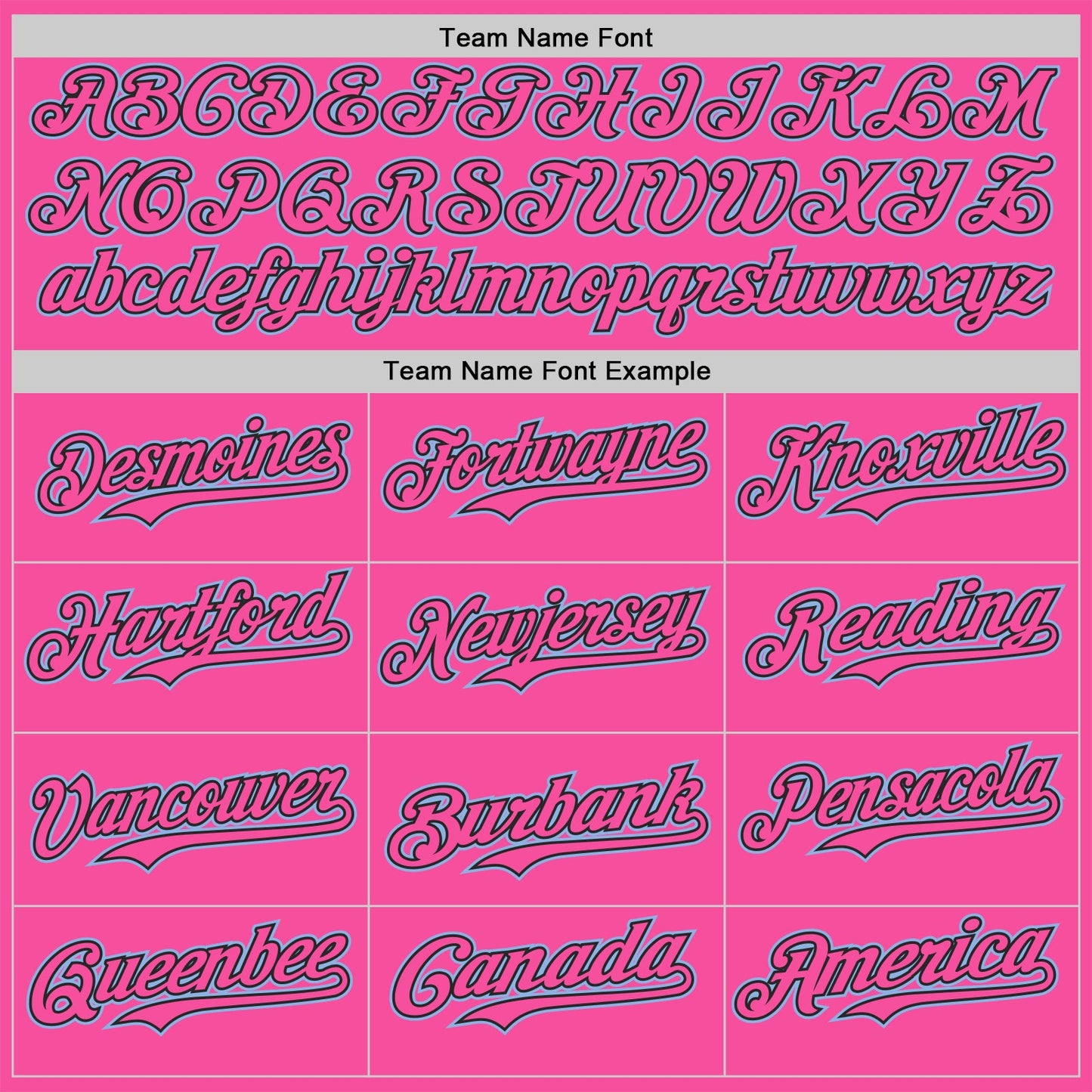 Custom Pink Black-Light Blue Two Tone USA Flag Sleeves Stars and Stripes Authentic Baseball Jersey view 4