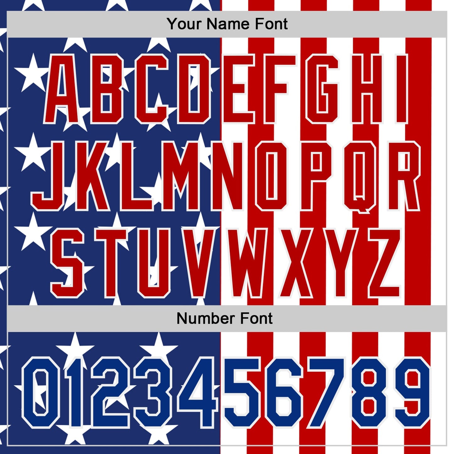 Custom Royal Red-White USA Flag Patriotic Split Stars and Stripes Authentic Baseball Jersey view 5