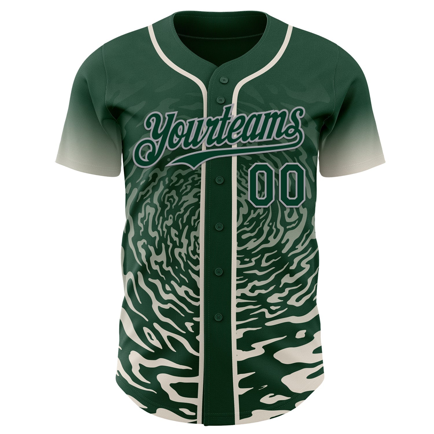 Custom Pink Light Blue-White Ice Cream Waffle Foodie Dessert Authentic Baseball Jersey view 2