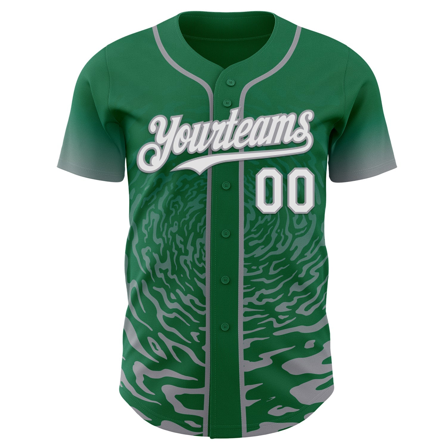 Custom Ice Blue Pink-White Ice Cream Waffle Foodie Dessert Authentic Baseball Jersey view 2