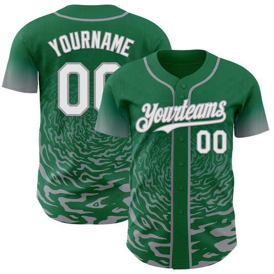 Custom Ice Blue Pink-White Ice Cream Waffle Foodie Dessert Authentic Baseball Jersey - Main View