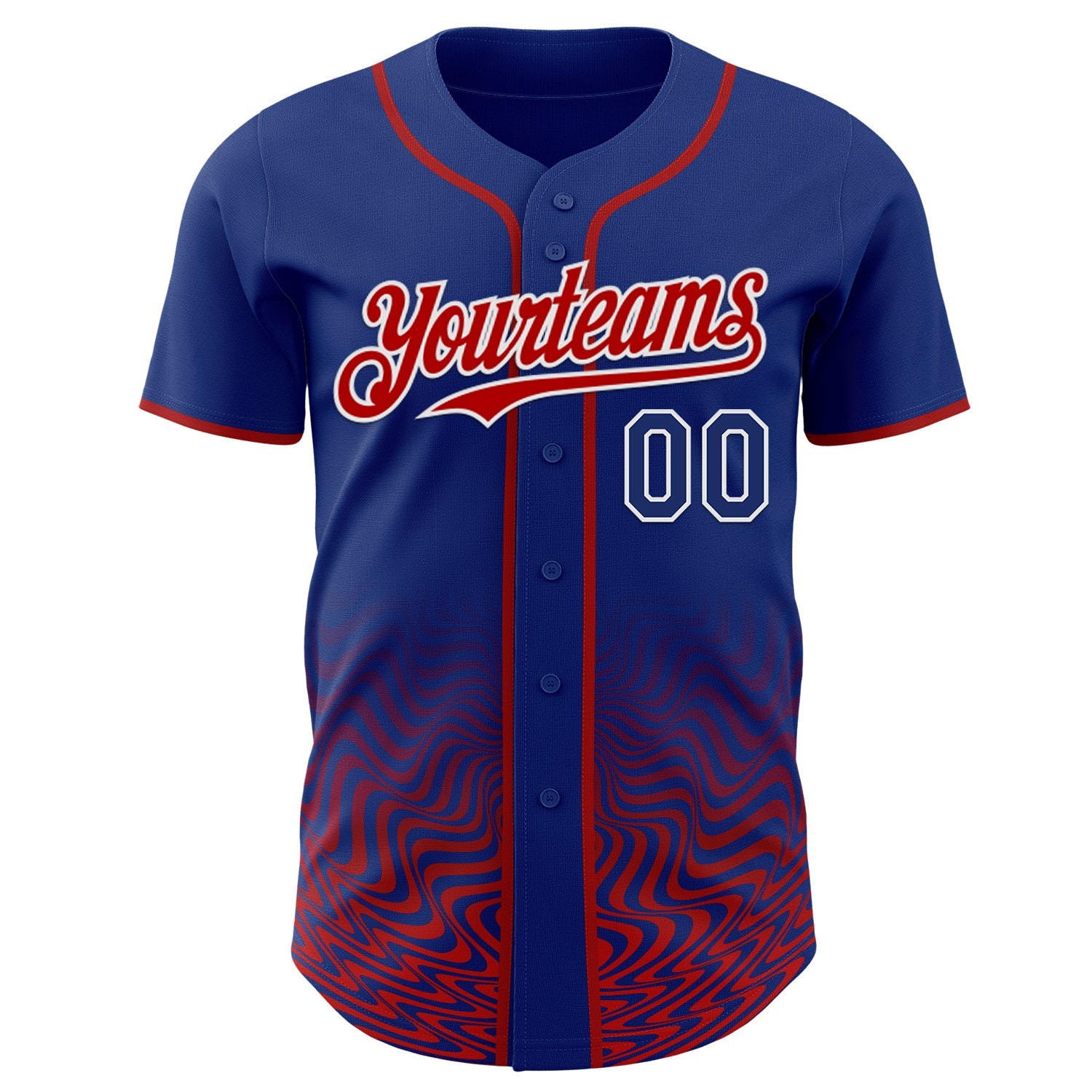 Custom Neon Green Black-White Ice Cream Waffle Foodie Dessert Authentic Baseball Jersey view 2