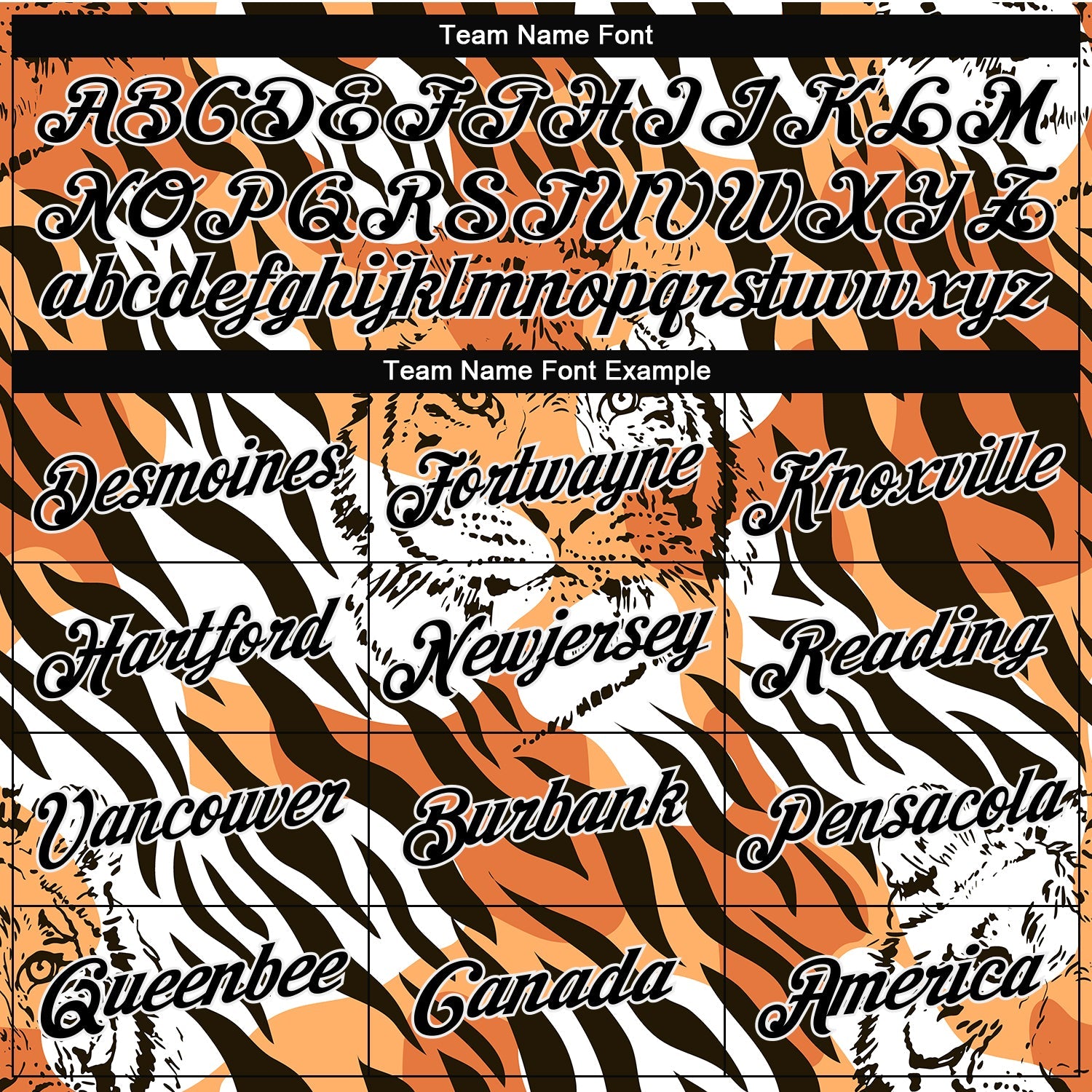 Custom Stitched Orange Black-White 3D Pattern Design Tiger Sports Pullover Sweatshirt Hoodie view 3