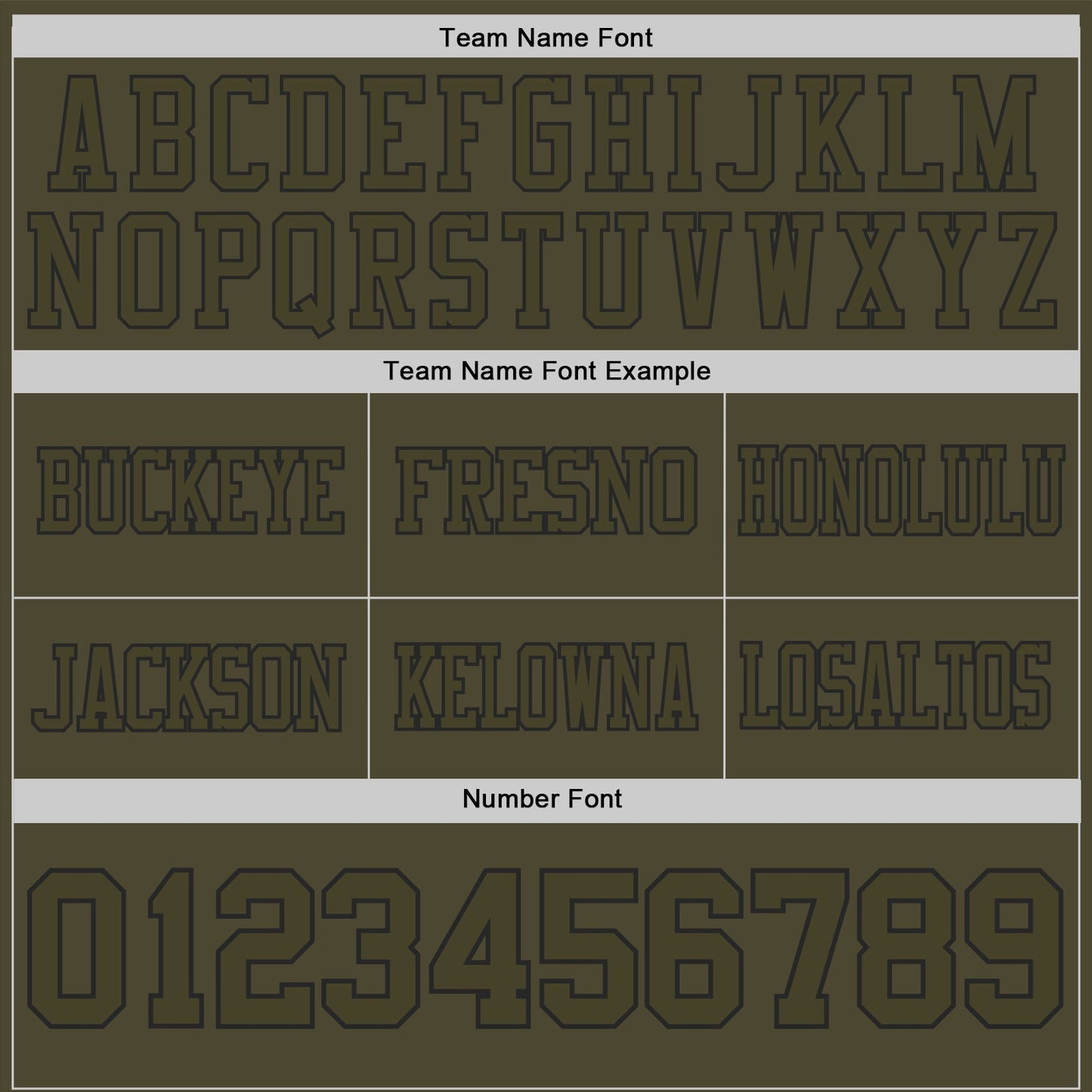 Custom Olive-Black Authentic Camo Two Tone Salute To Service 7V7 Flag Football Jersey view 3