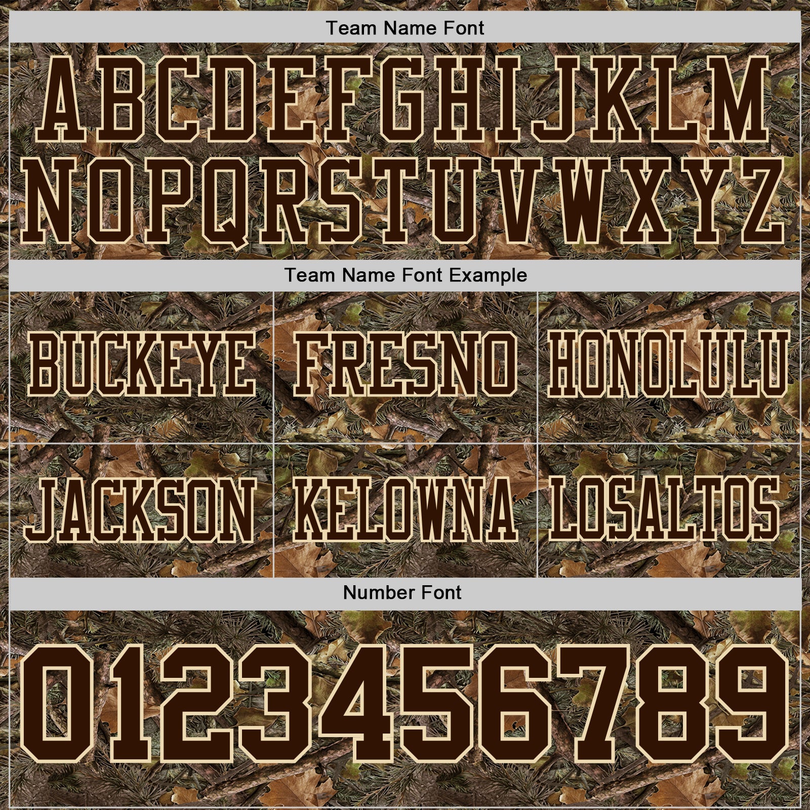 Custom Camo Brown Cream-Olive Authentic Woodland Camouflage Salute To Service 7V7 Flag Football Jersey view 3