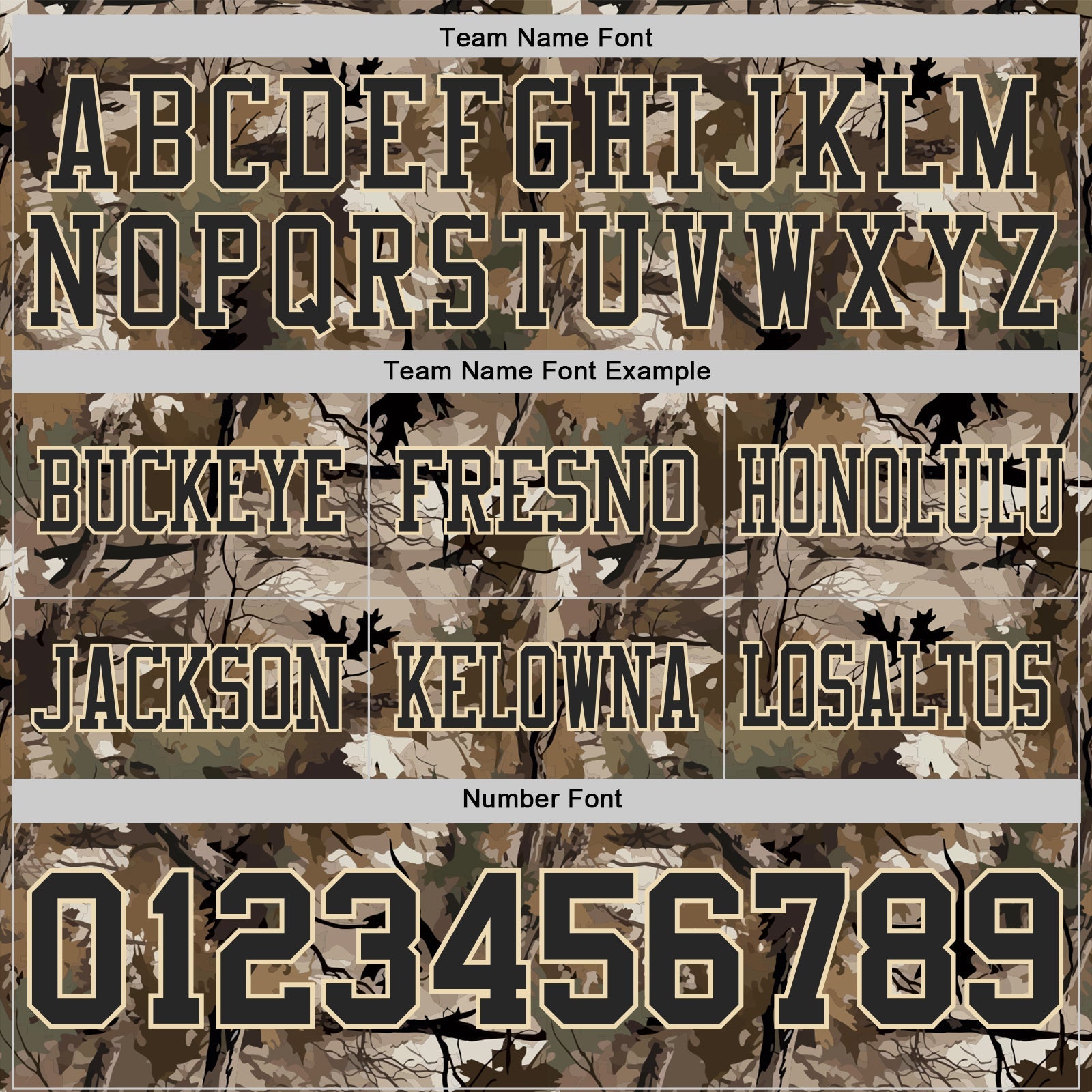 Custom Camo Black Cream-Olive Authentic Woodland Camouflage Salute To Service 7V7 Flag Football Jersey view 3