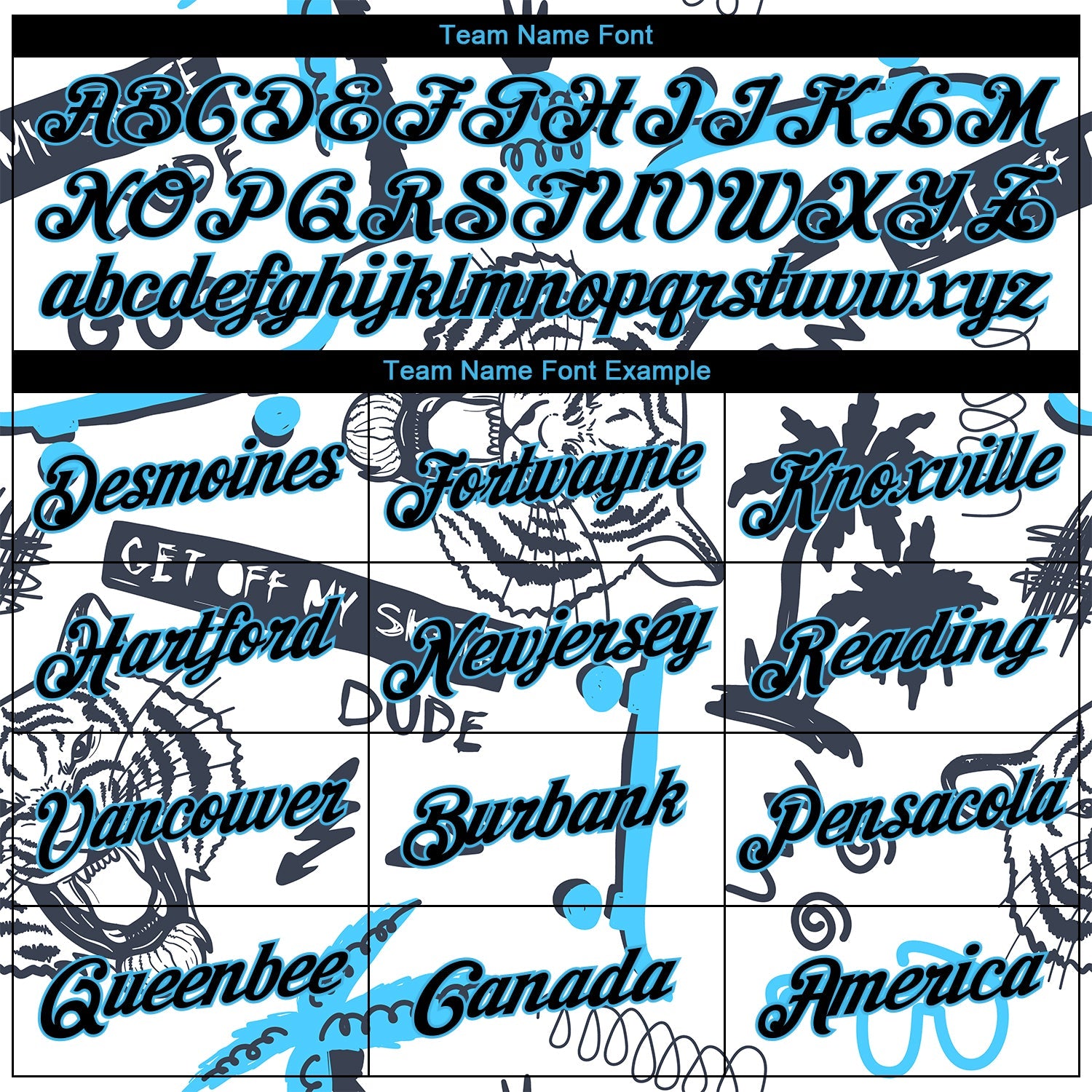 Custom Stitched White Black-Sky Blue 3D Pattern Design Tiger And Hawaii Palm Tree Sports Pullover Sweatshirt Hoodie view 3