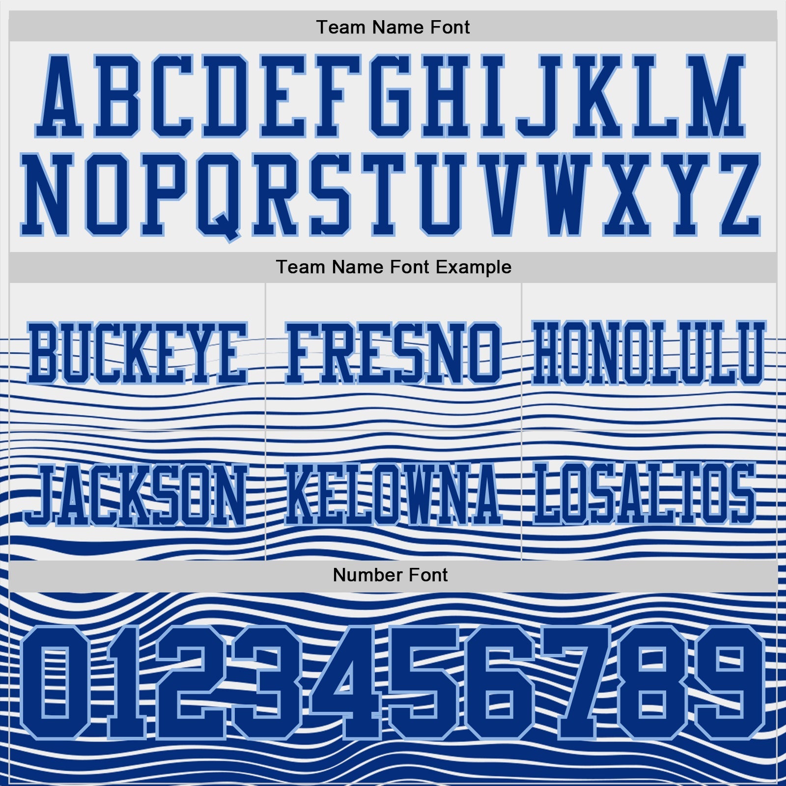 Custom White Royal-Light Blue Authentic Fluid Wave Line Fade 7V7 Flag Football Jersey view 3