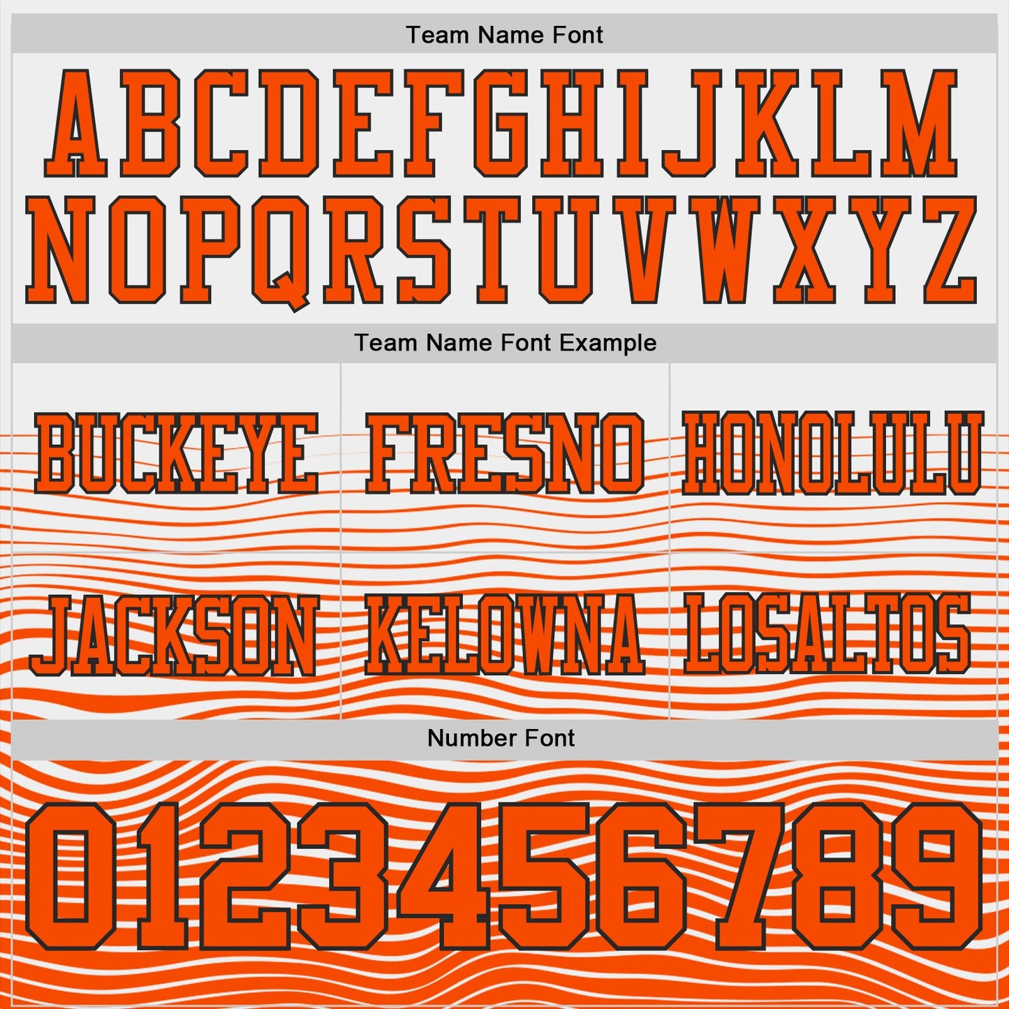 Custom White Orange-Black Authentic Fluid Wave Line Fade 7V7 Flag Football Jersey view 3