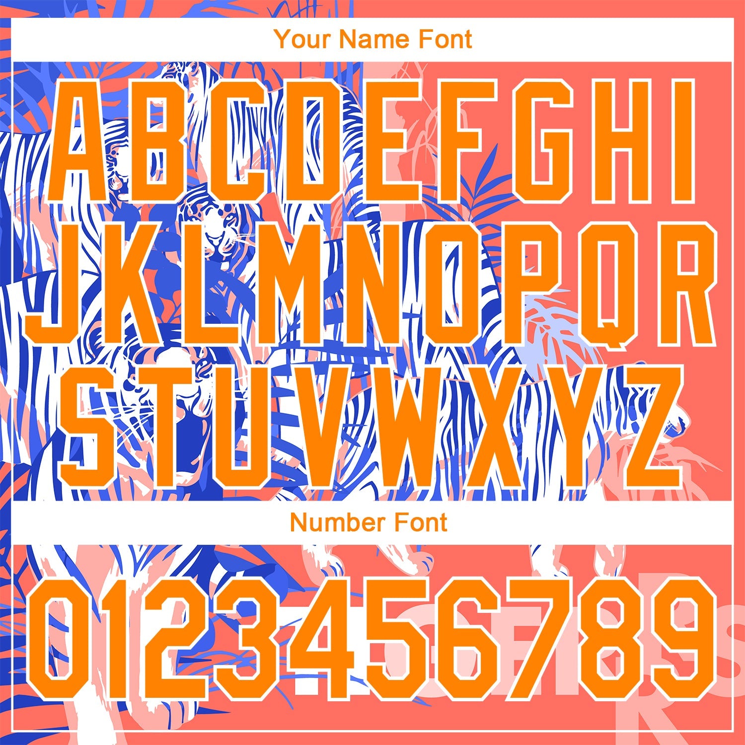 Custom Stitched Medium Pink Bay Orange-White 3D Pattern Design Tiger Sports Pullover Sweatshirt Hoodie view 4
