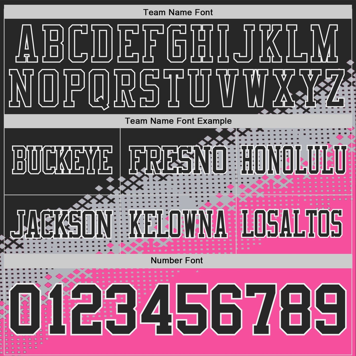 Custom Black Gray Pink-White Authentic Geometric Gradient 7V7 Flag Football Jersey view 3