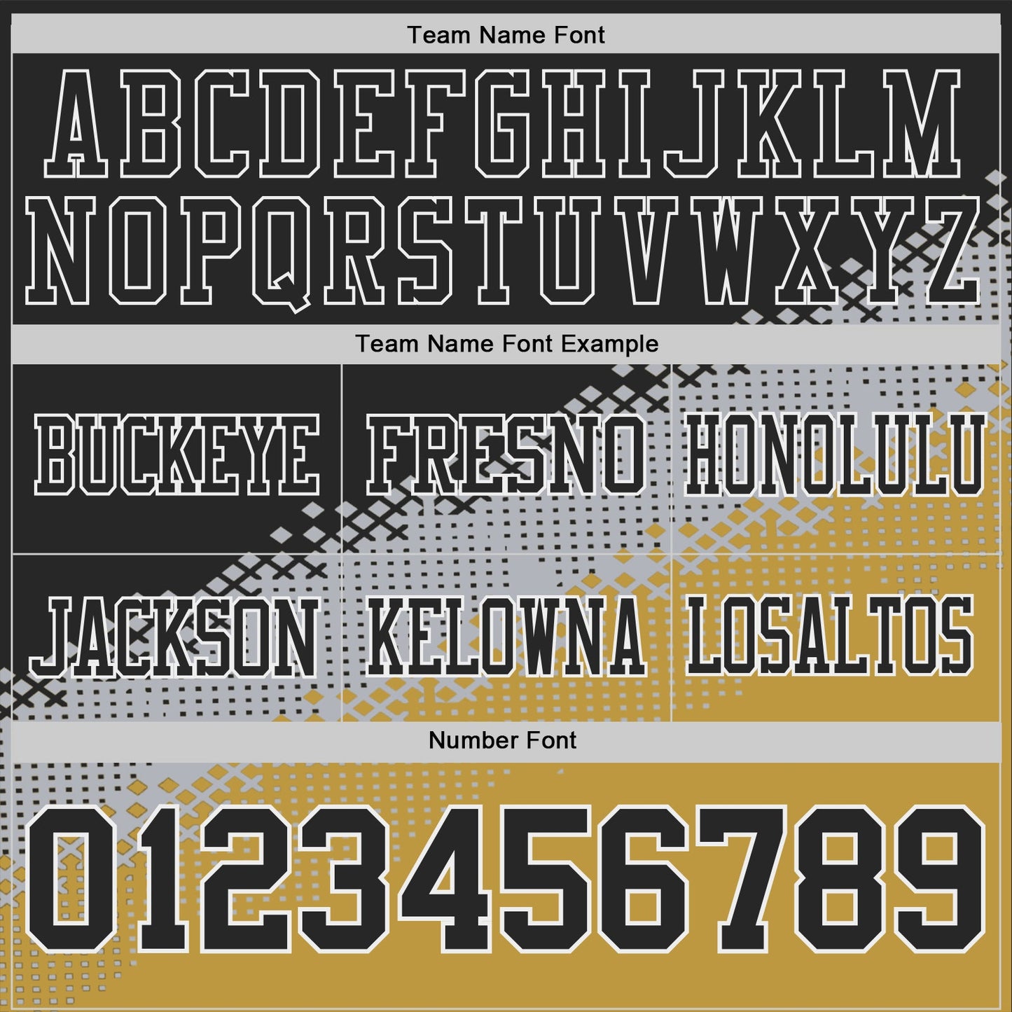 Custom Black Gray Old Gold-White Authentic Geometric Gradient 7V7 Flag Football Jersey view 3