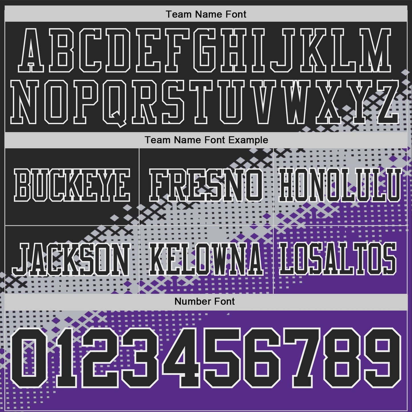 Custom Black Gray Purple-White Authentic Geometric Gradient 7V7 Flag Football Jersey view 3