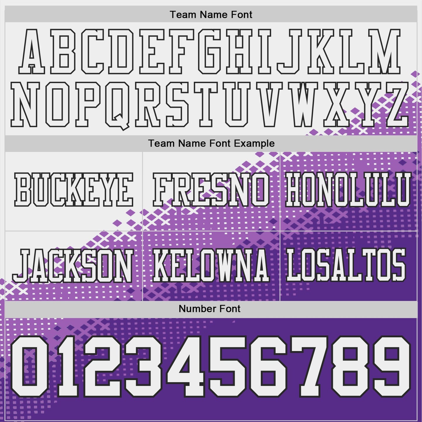 Custom White Medium Purple Purple-Black Authentic Geometric Gradient 7V7 Flag Football Jersey view 3
