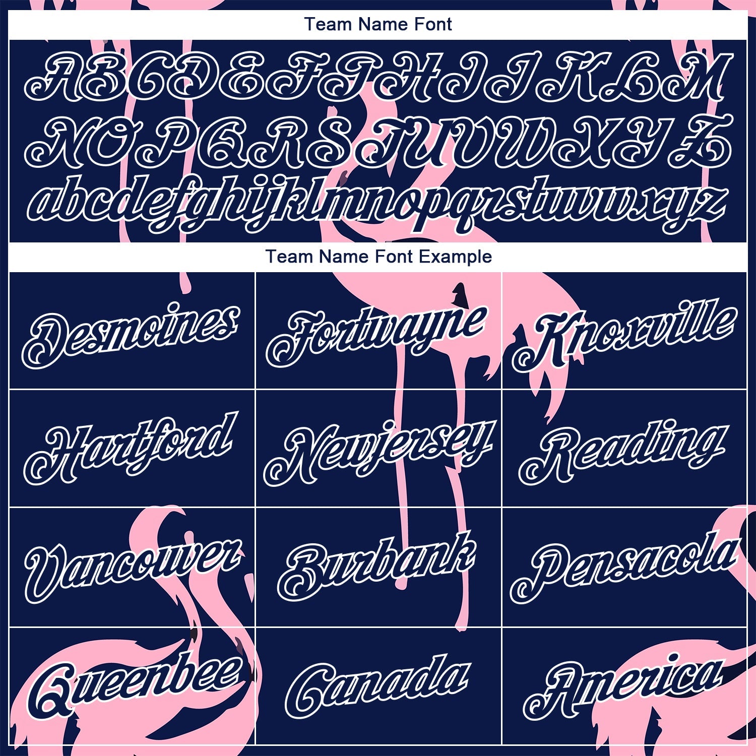 Custom Stitched Navy-White 3D Pattern Design Flamingo Sports Pullover Sweatshirt Hoodie view 3