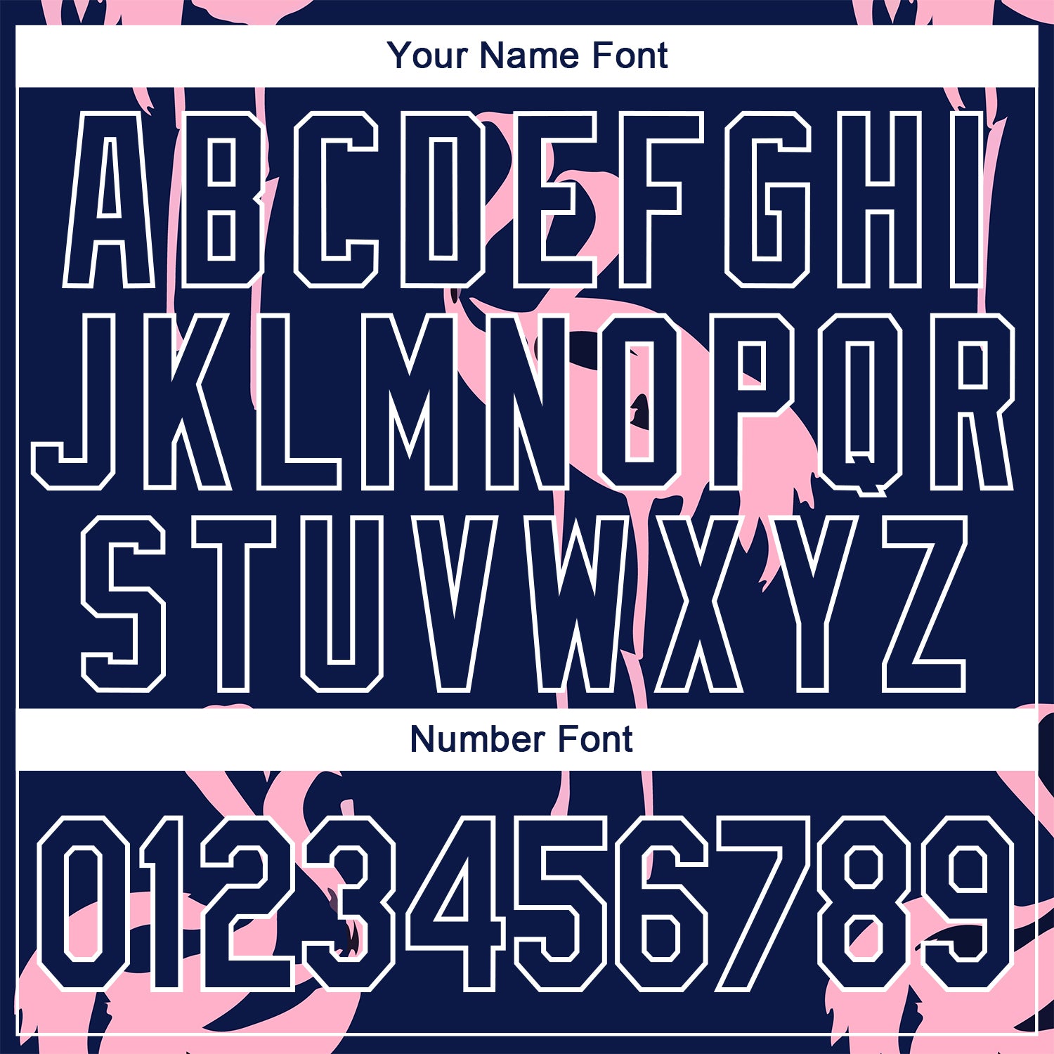 Custom Stitched Navy-White 3D Pattern Design Flamingo Sports Pullover Sweatshirt Hoodie view 4