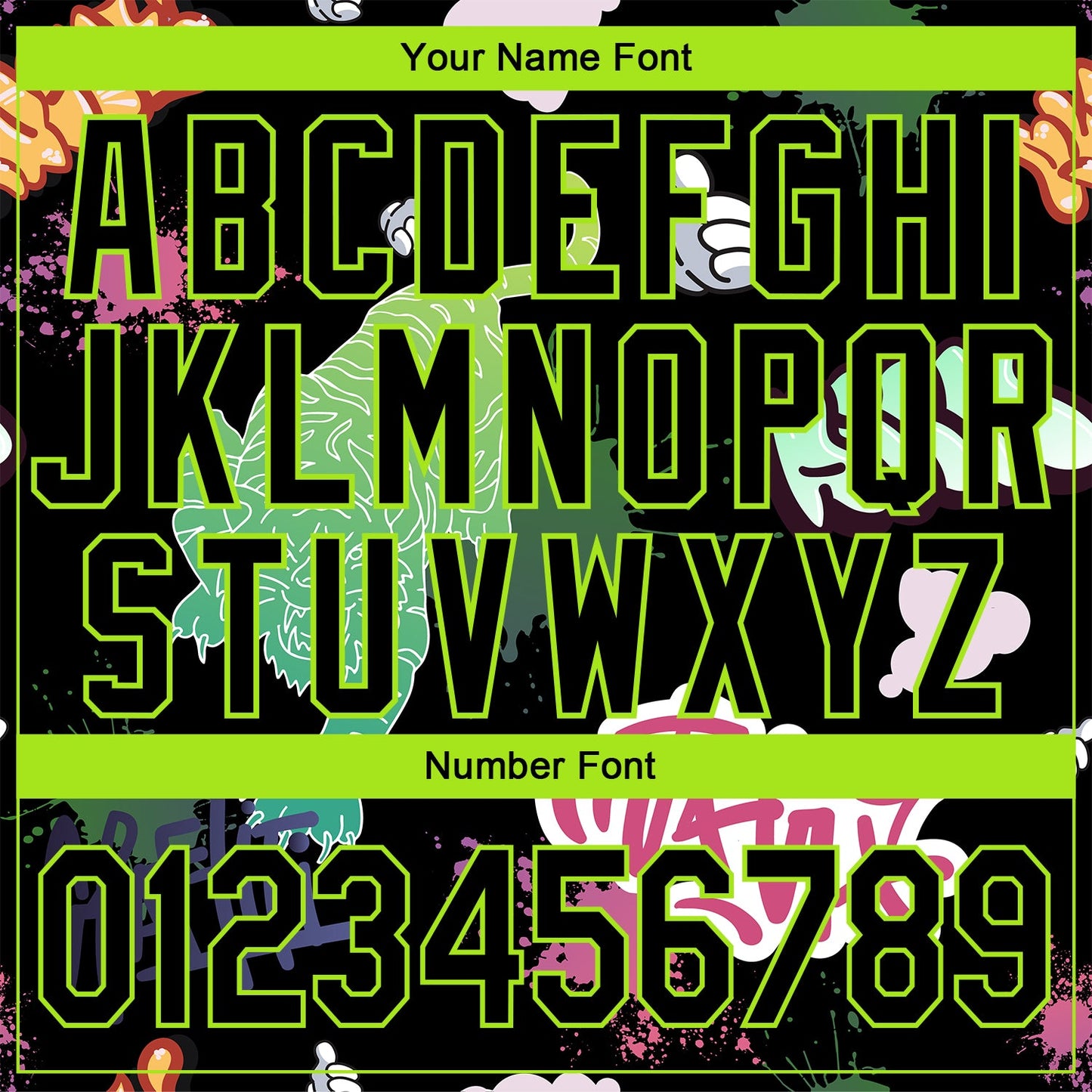 Custom Stitched Black Neon Green 3D Pattern Design Tiger Sports Pullover Sweatshirt Hoodie view 4