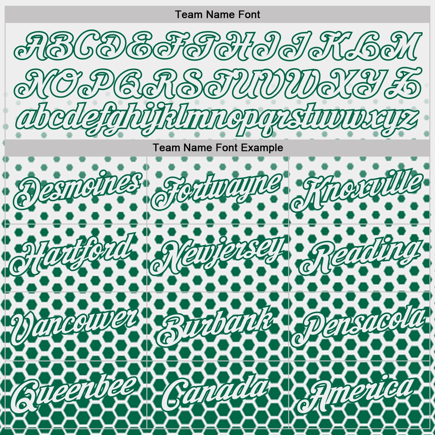 Custom White-Kelly Green Geometric Hexagonal Dot Gradient Performance T-Shirt view 3